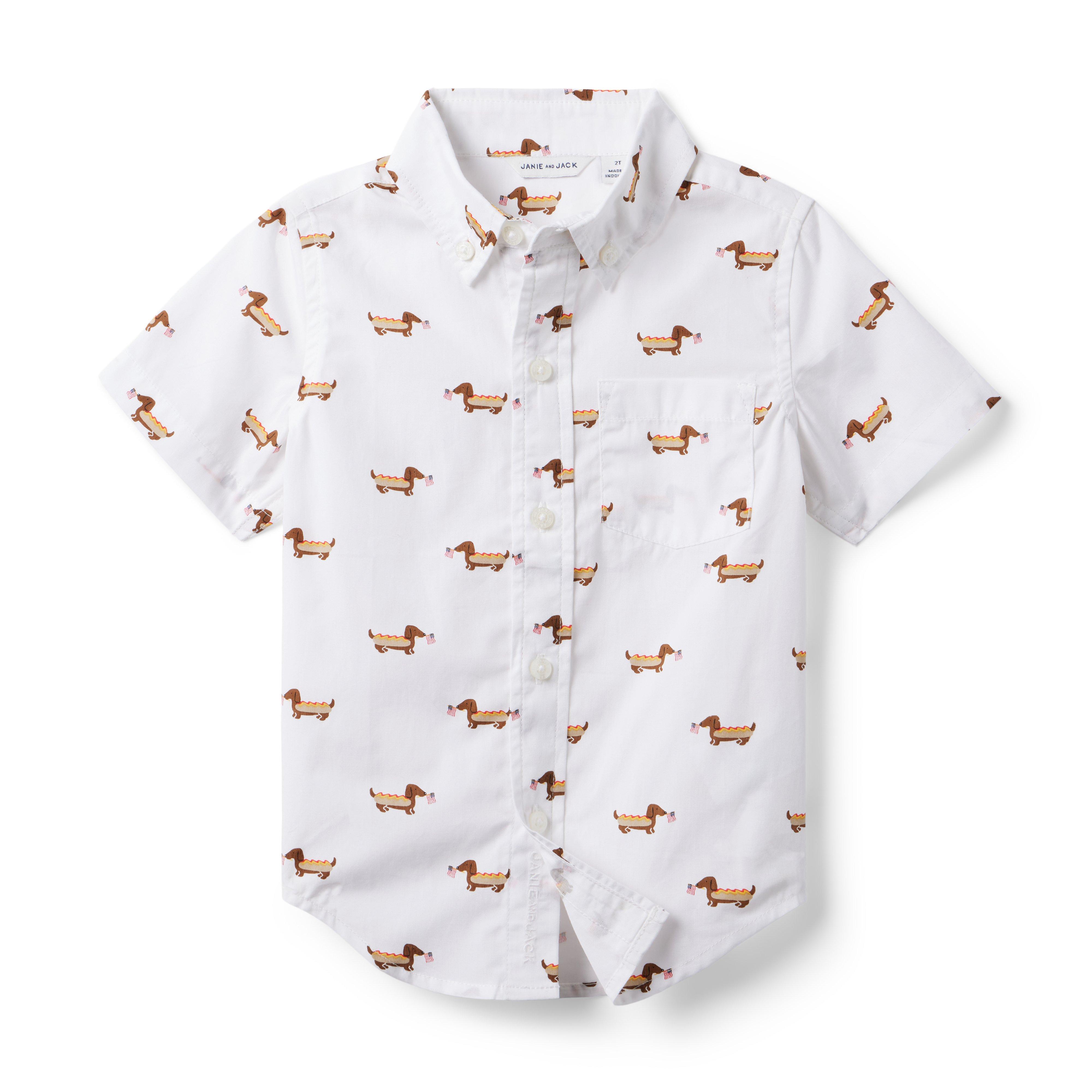 FuzzYard Jackpup Button-Up Dog Shirt