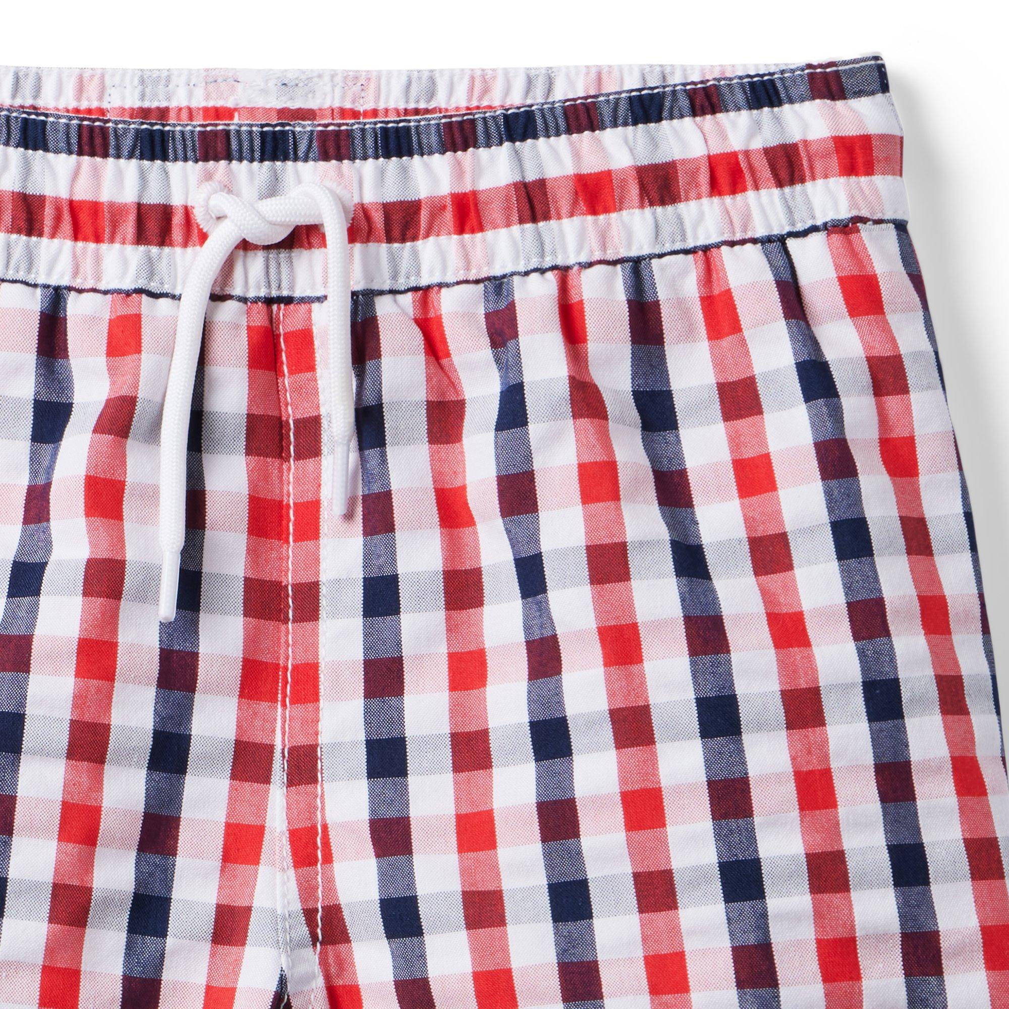 Gingham Seersucker Swim Trunk image number 1