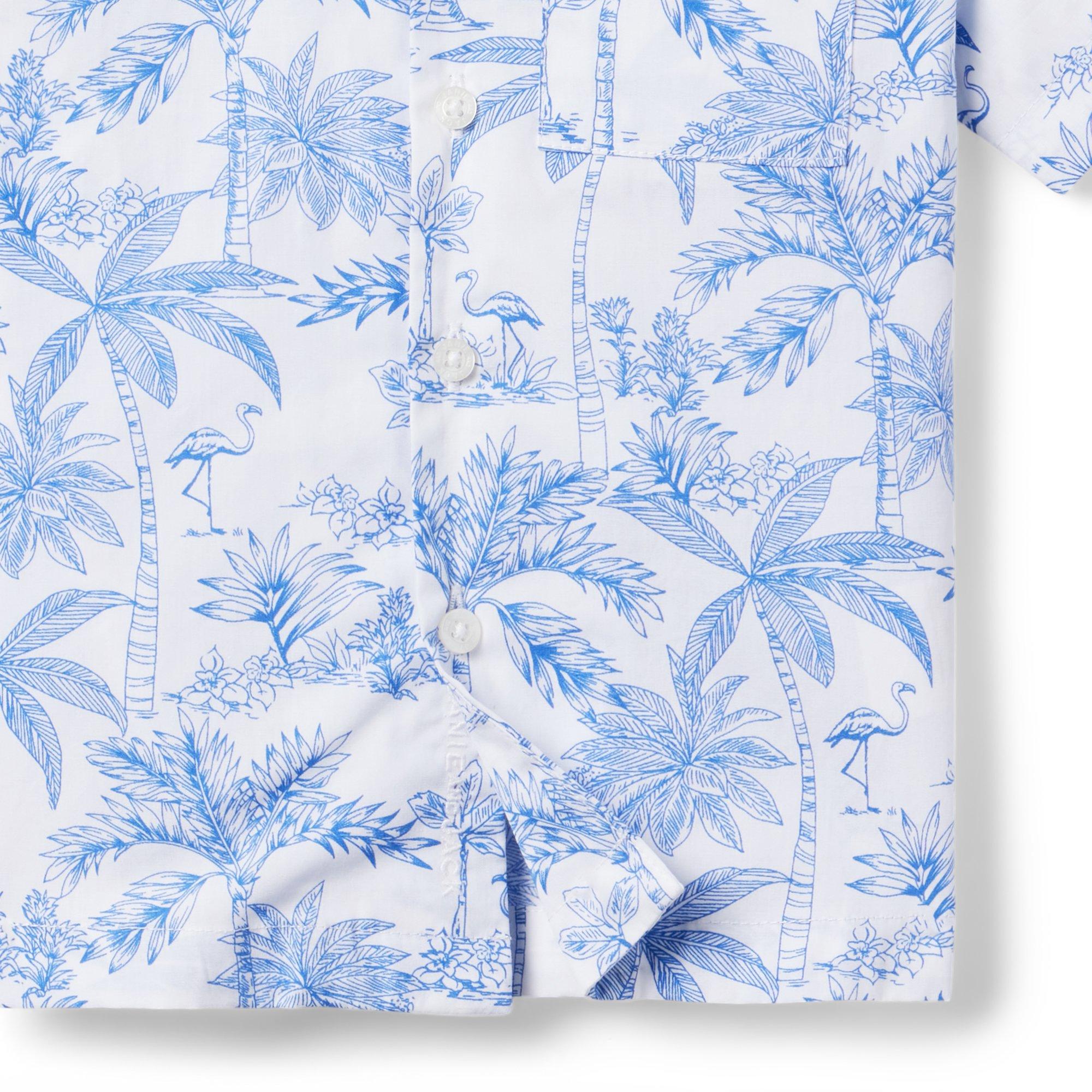 The Flamingo Toile Cabana Shirt image number 3