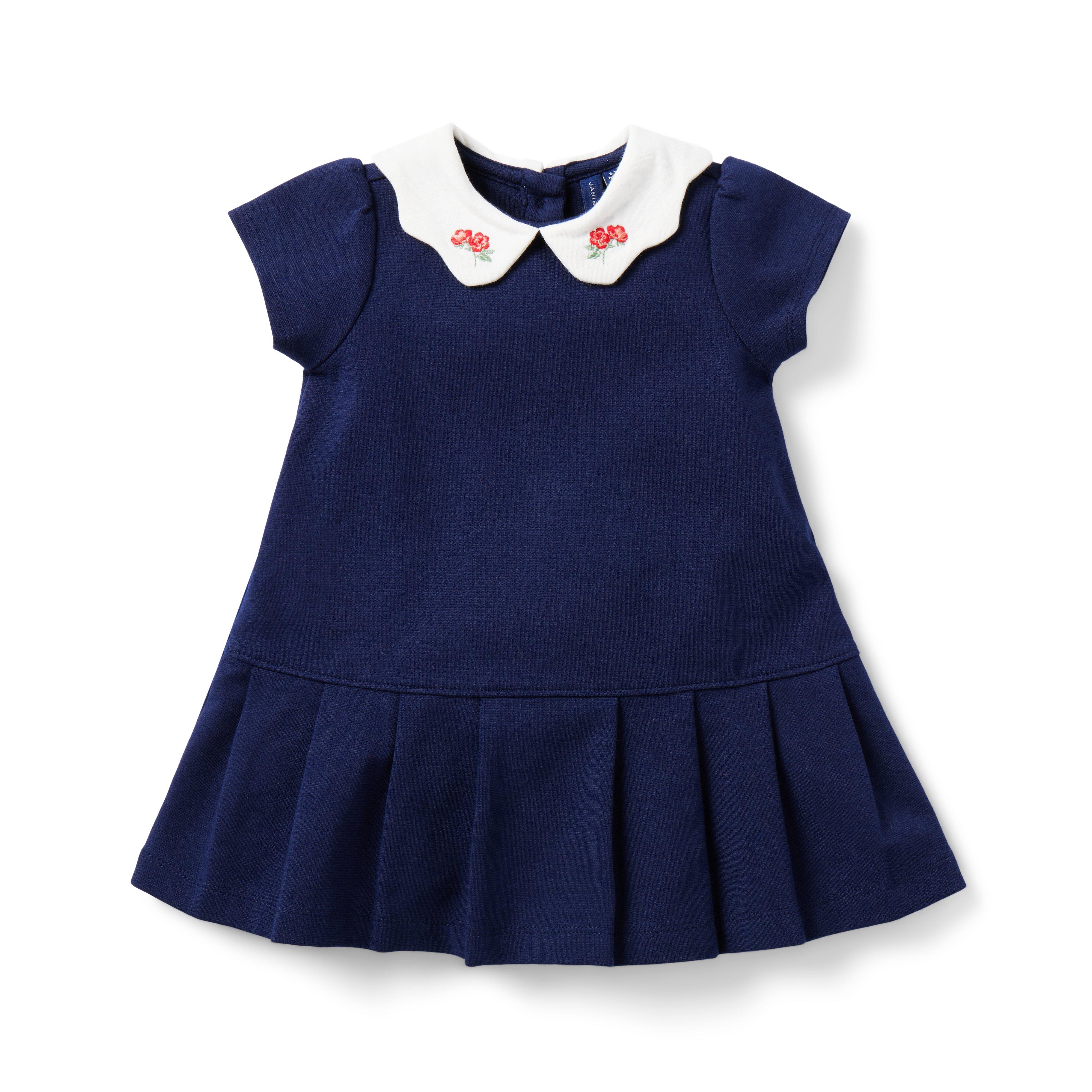 Baby Merchant Marine Baby Pleated Ponte Dress by Janie and Jack