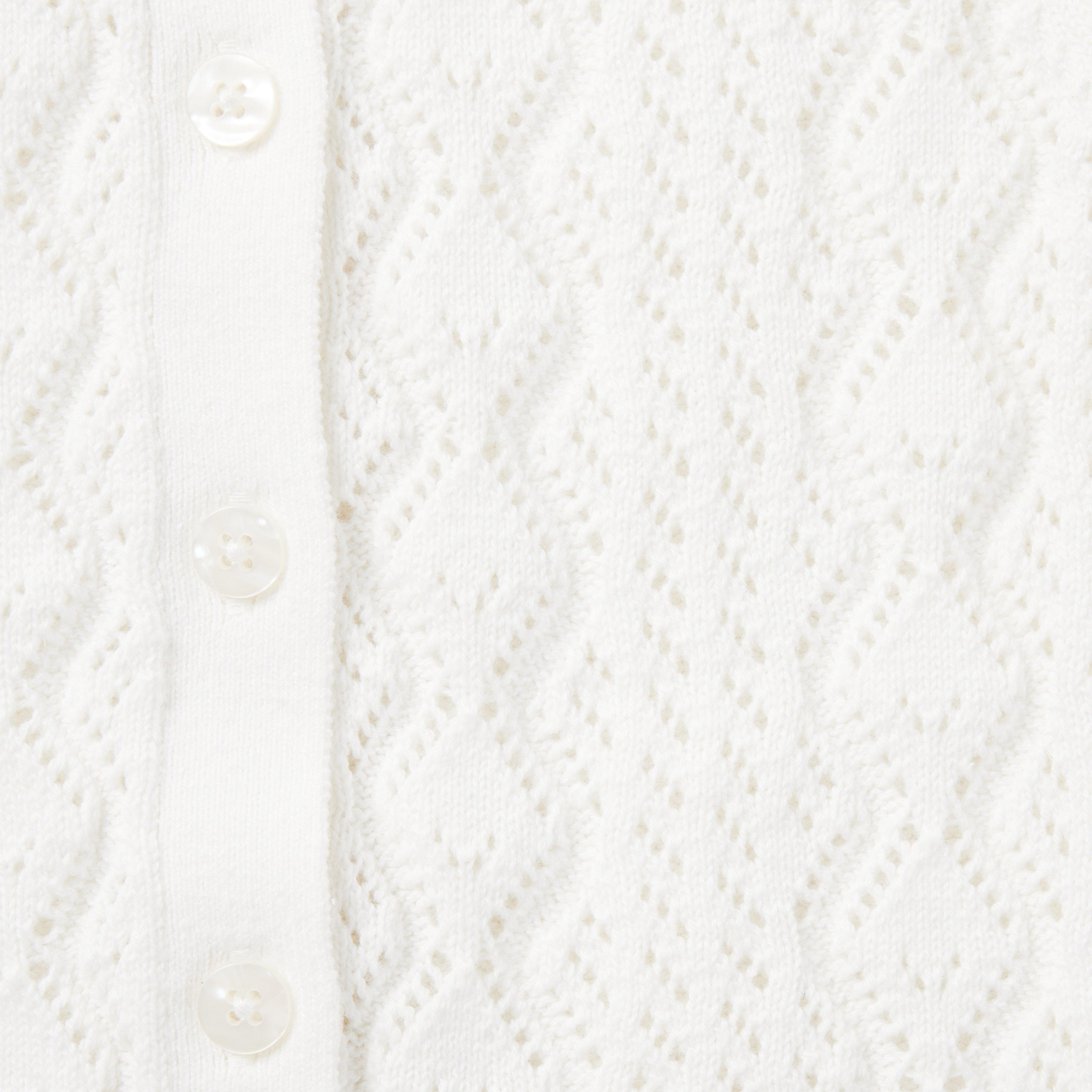 The Pointelle Baby Cardigan image number 1