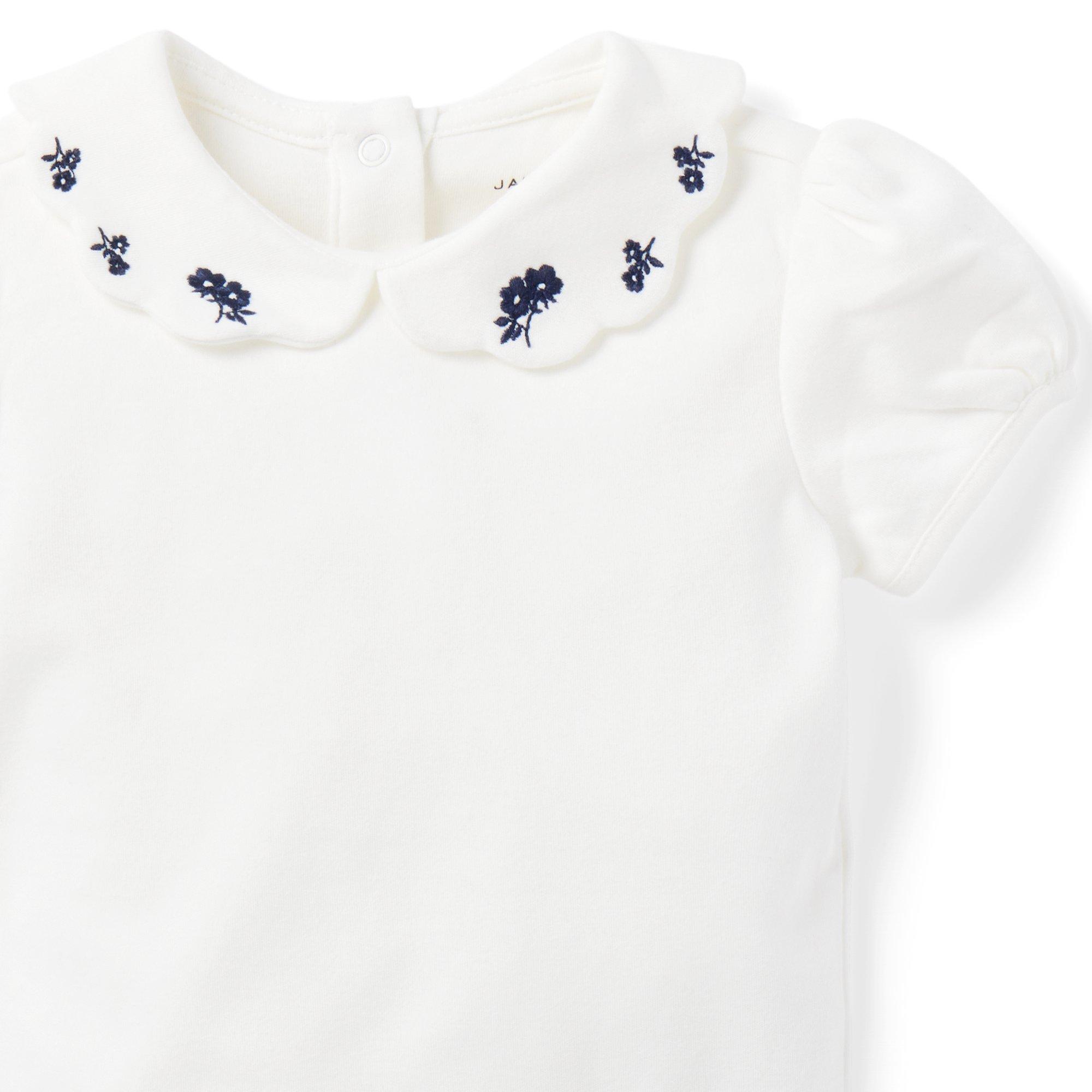 Baby Embroidered Collar Bodysuit image number 1