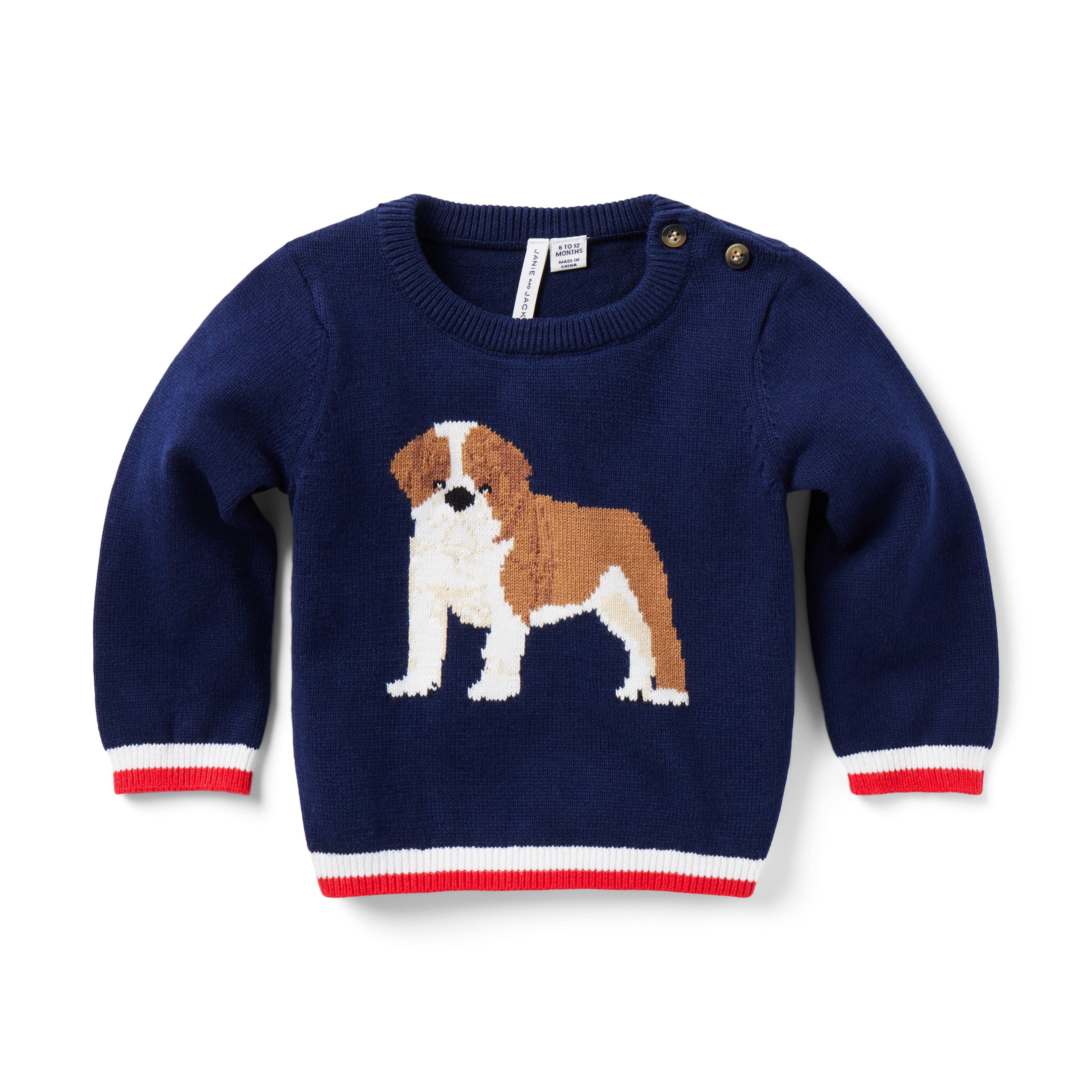 The Bulldog Baby Sweater 