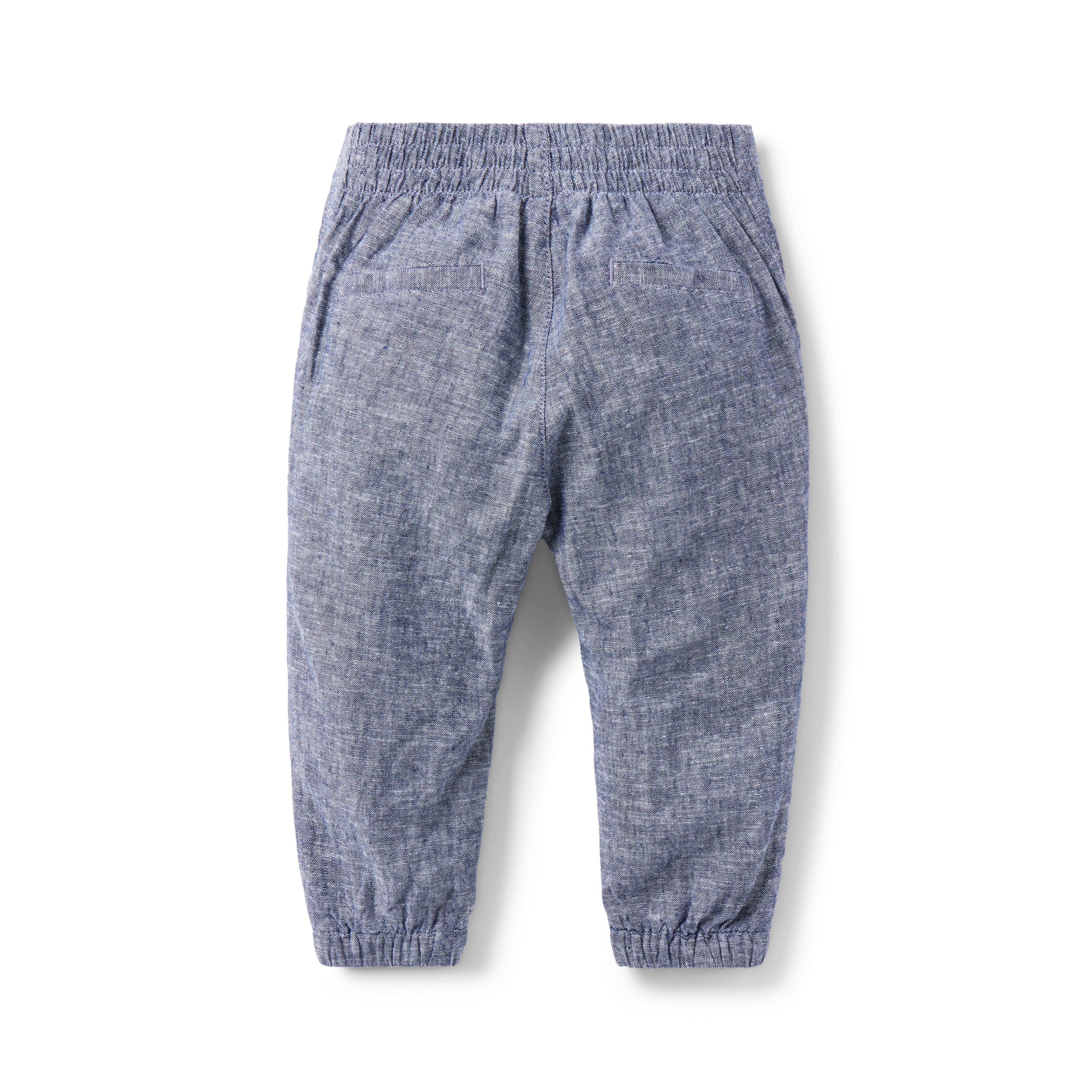 Baby Linen-Cotton Jogger image number 1