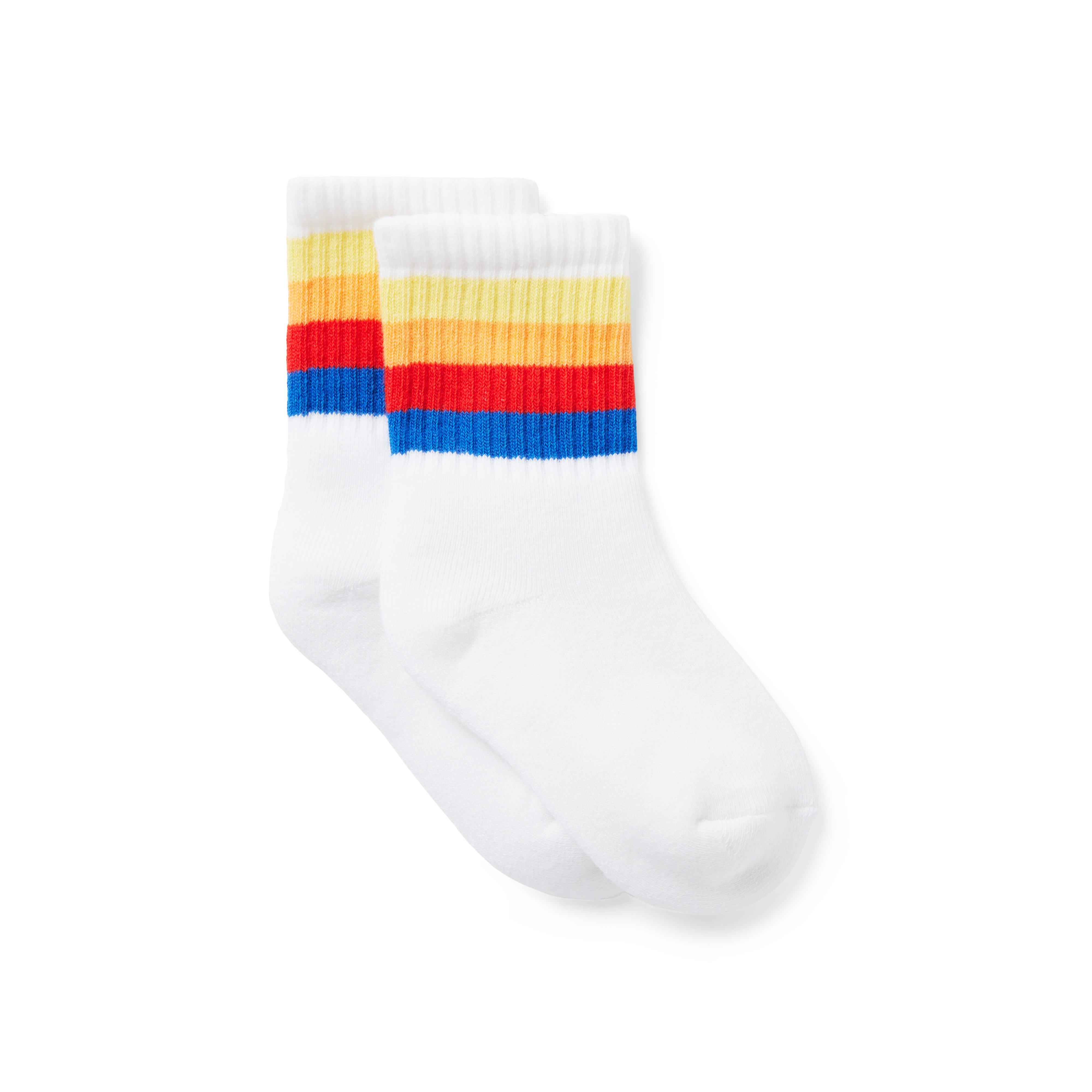 Sunset Stripe Crew Sock image number 0