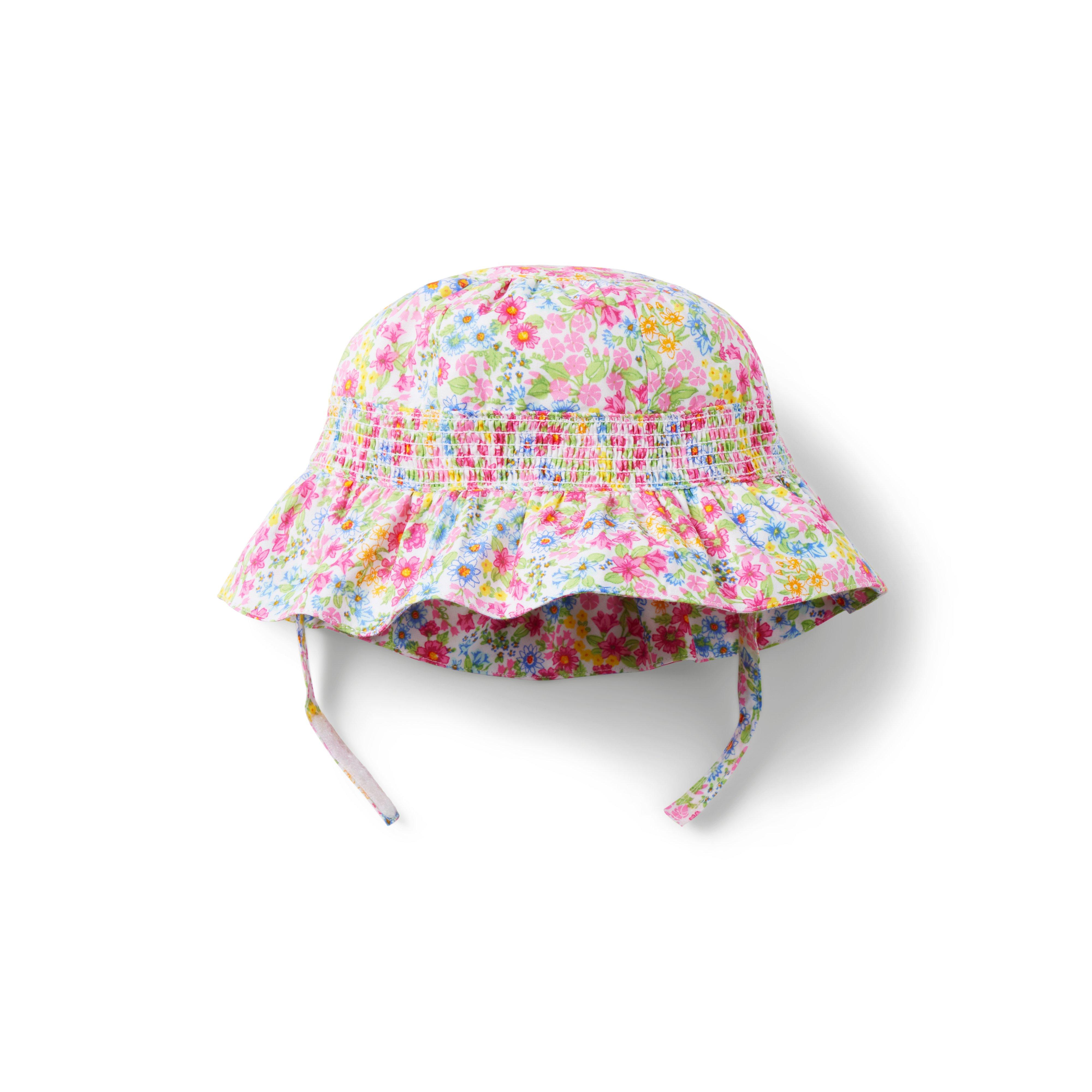 Baby Floral Smocked Sun Hat image number 0