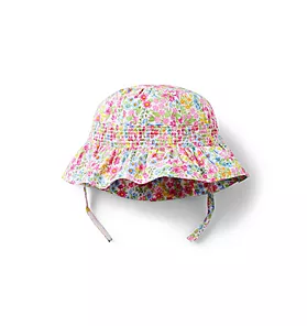 Baby Floral Smocked Sun Hat