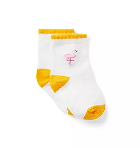 Baby Flamingo Sock