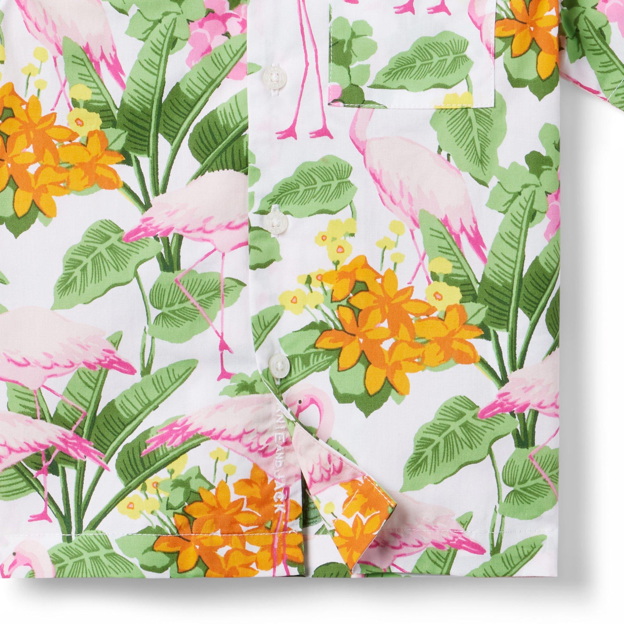 The Tropical Flamingo Cabana Shirt image number 3