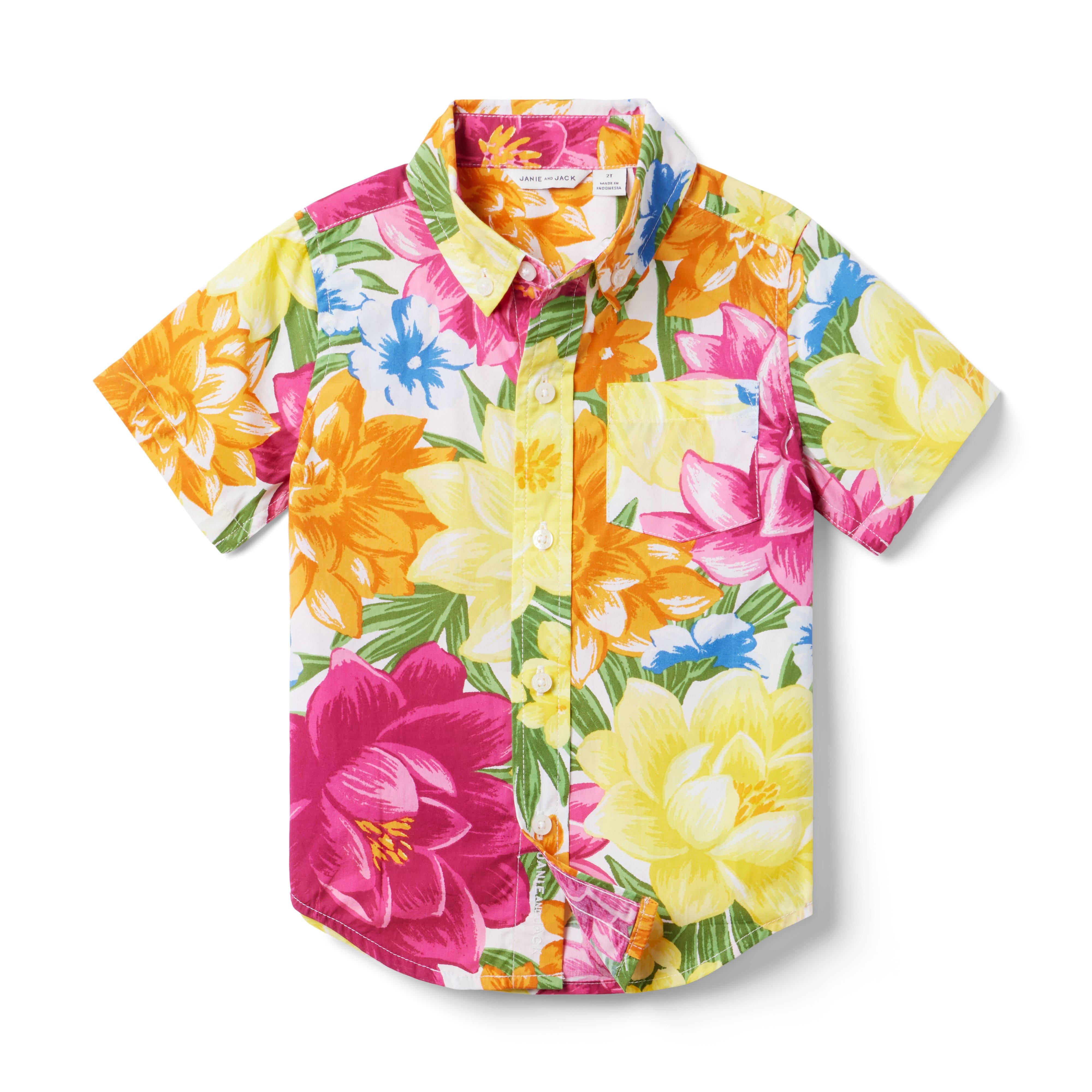 Floral Poplin Shirt