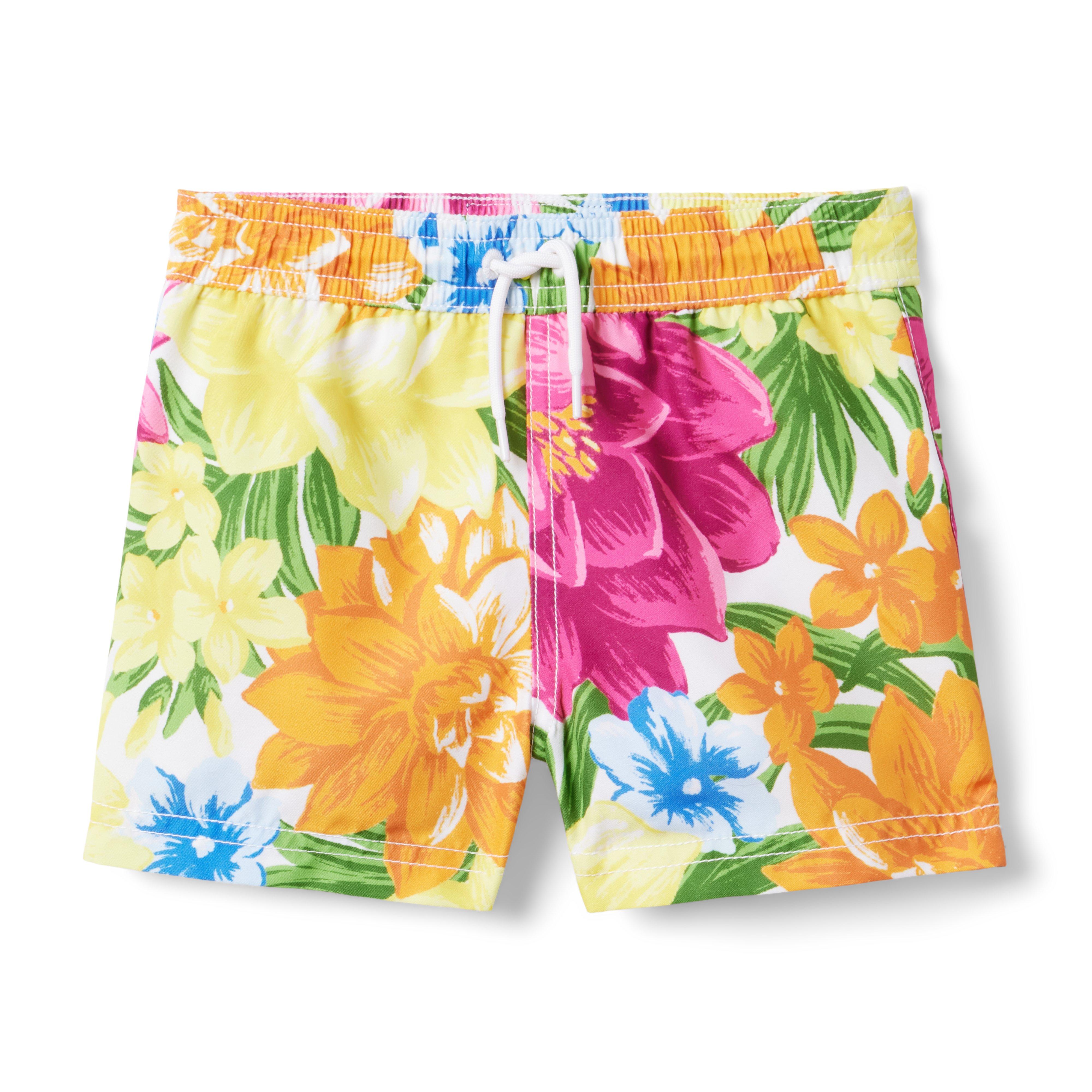 Recycled Floral Swim Trunk image number 0