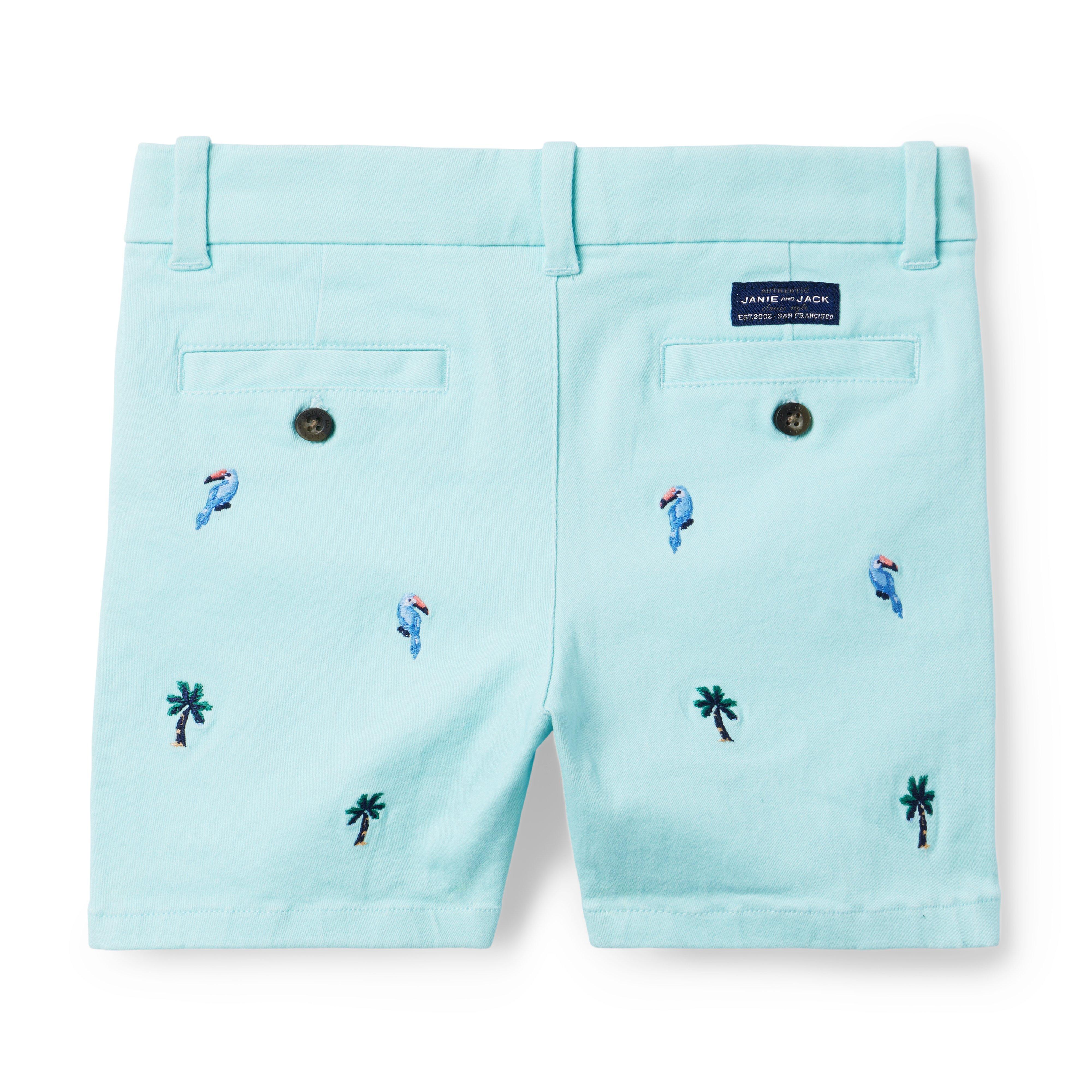 The Embroidered Twill Short image number 3