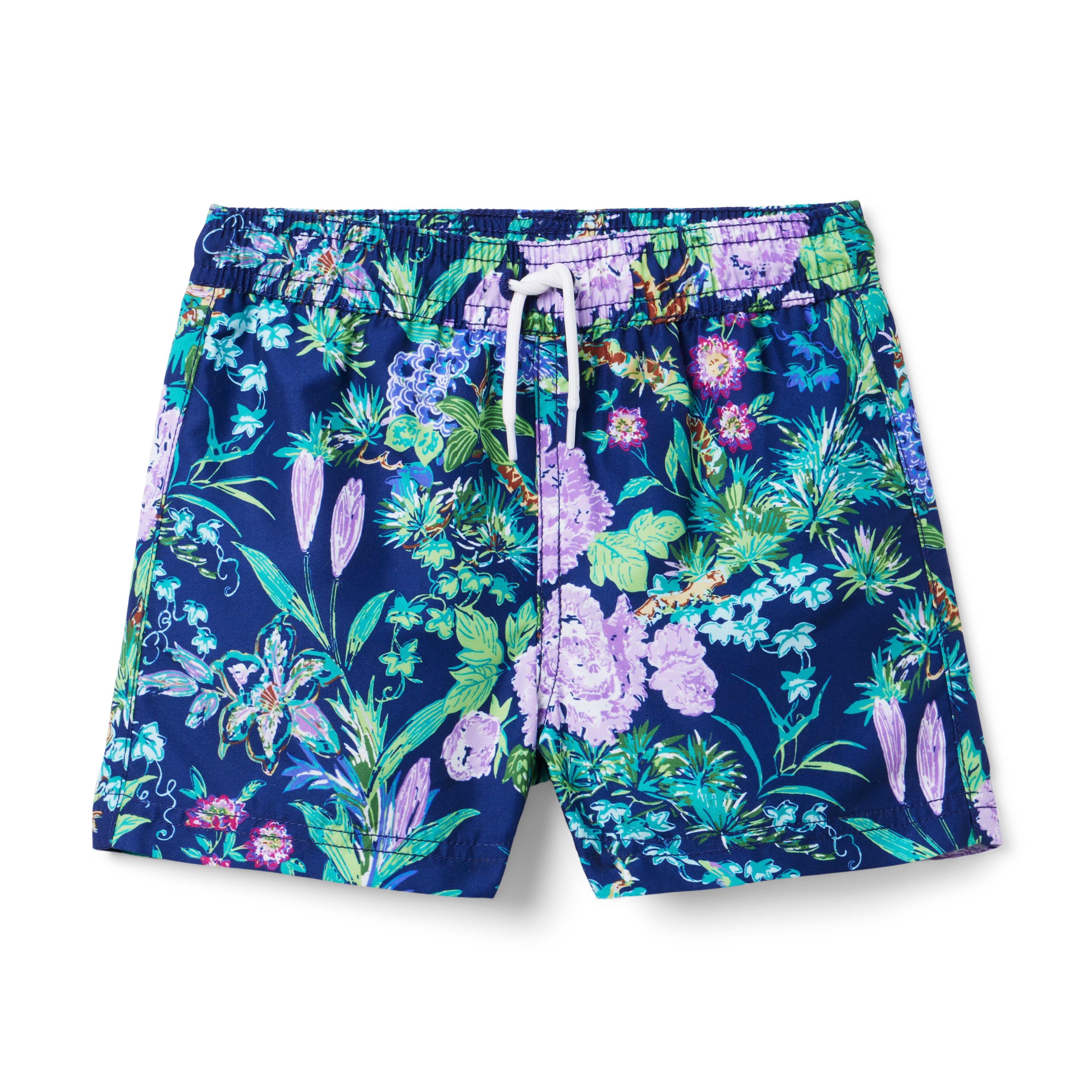 Recycled Floral Swim Trunk