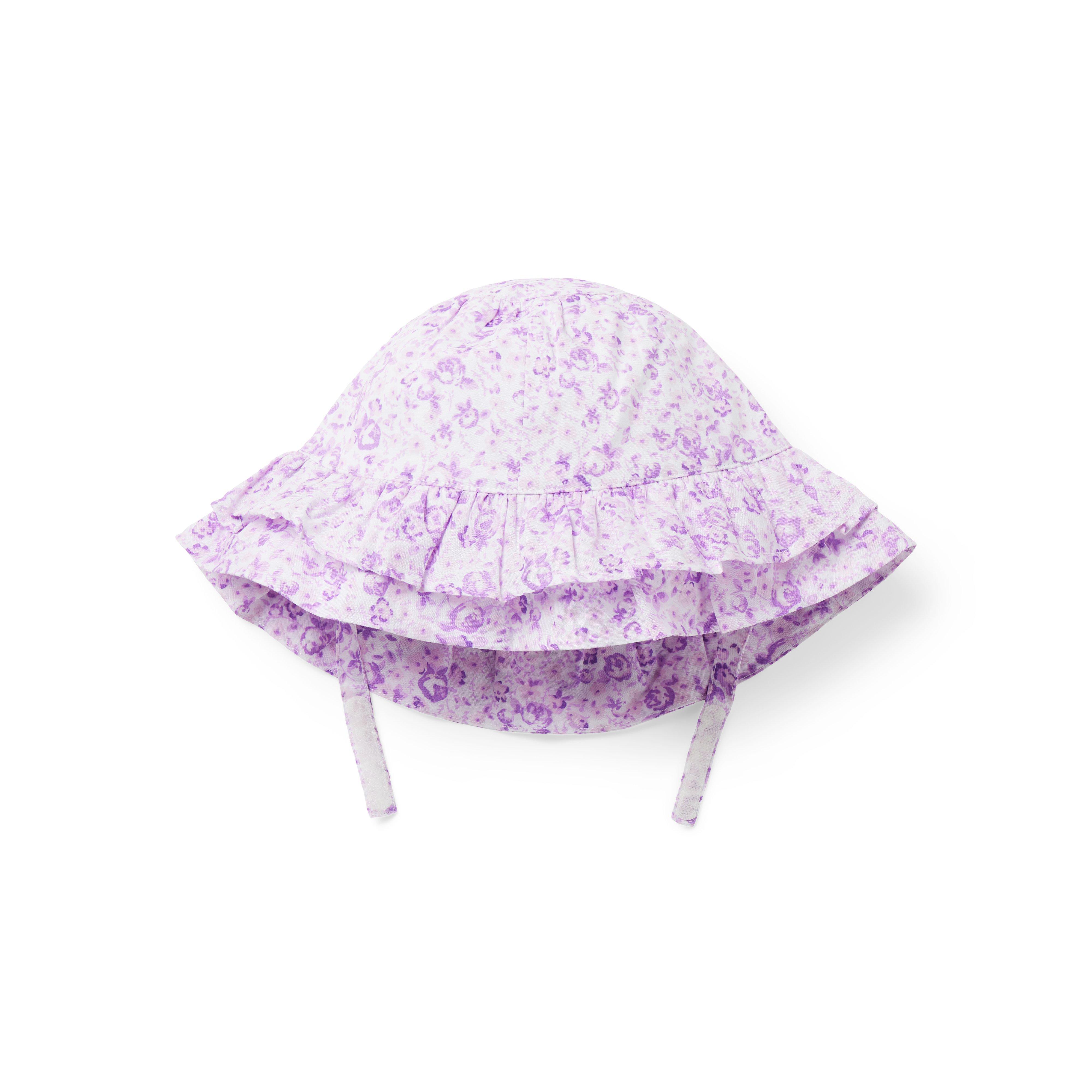 Baby Floral Ruffle Sun Hat