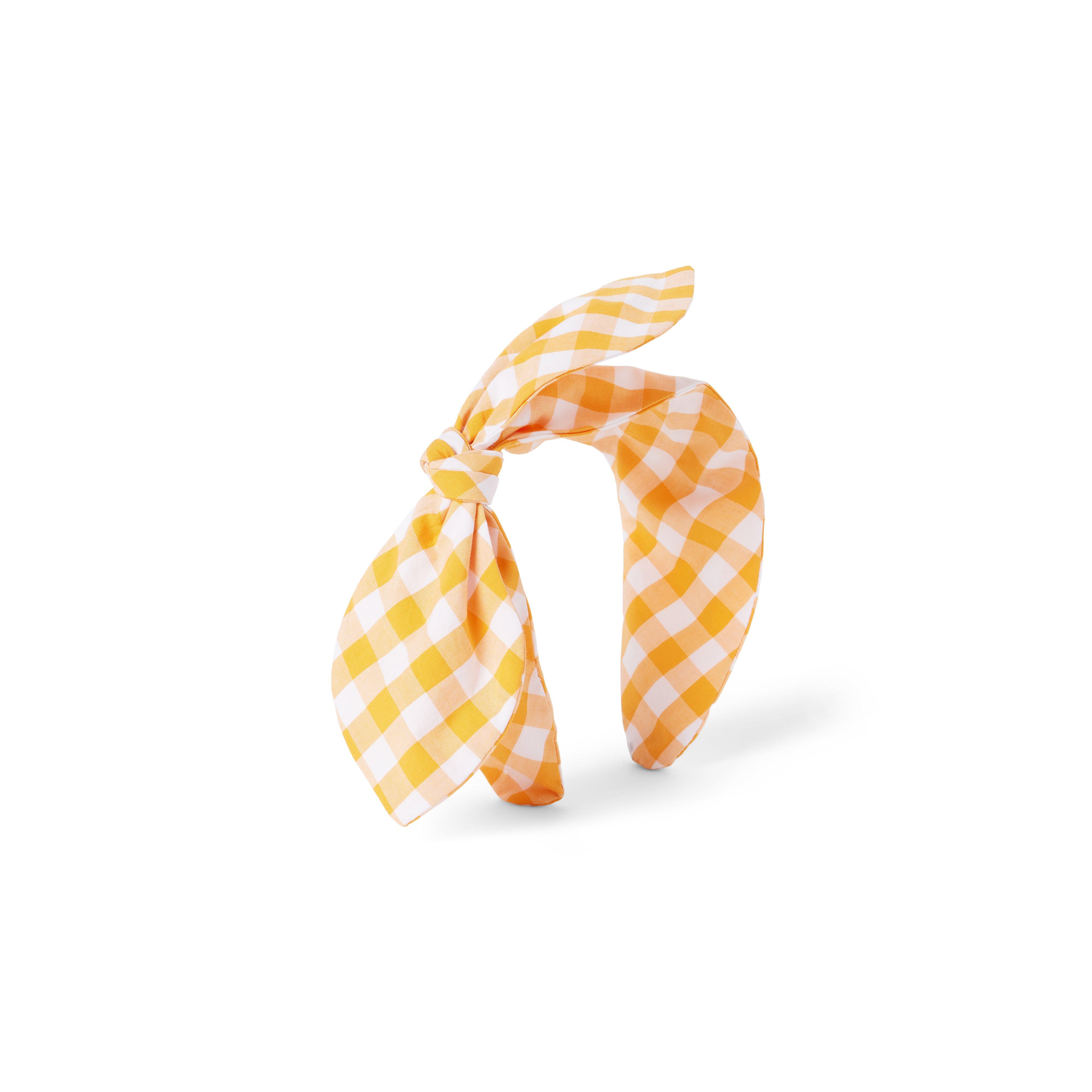 Gingham Bow Headband image number 0