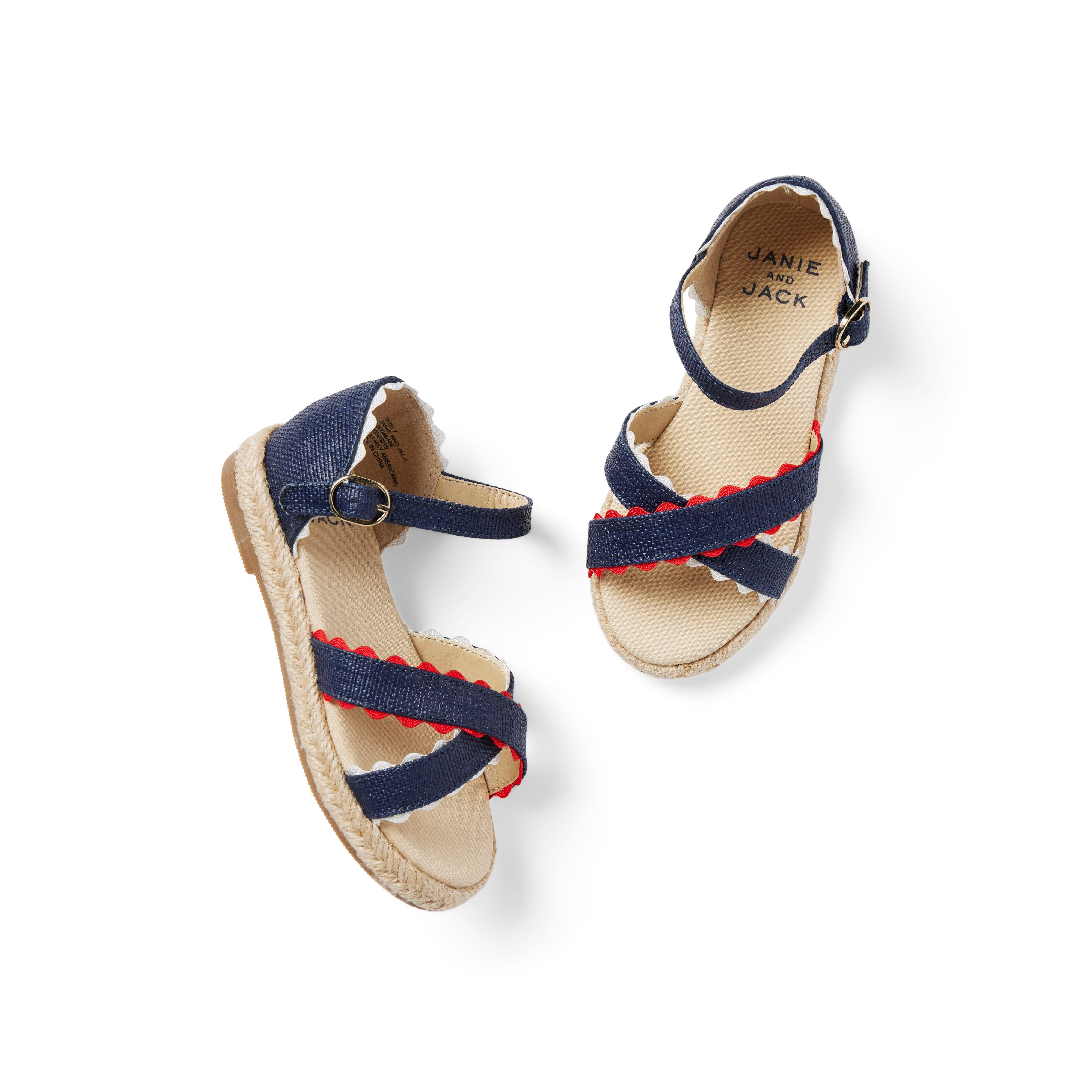 Ric Rac Cross-Strap Espadrille image number 0