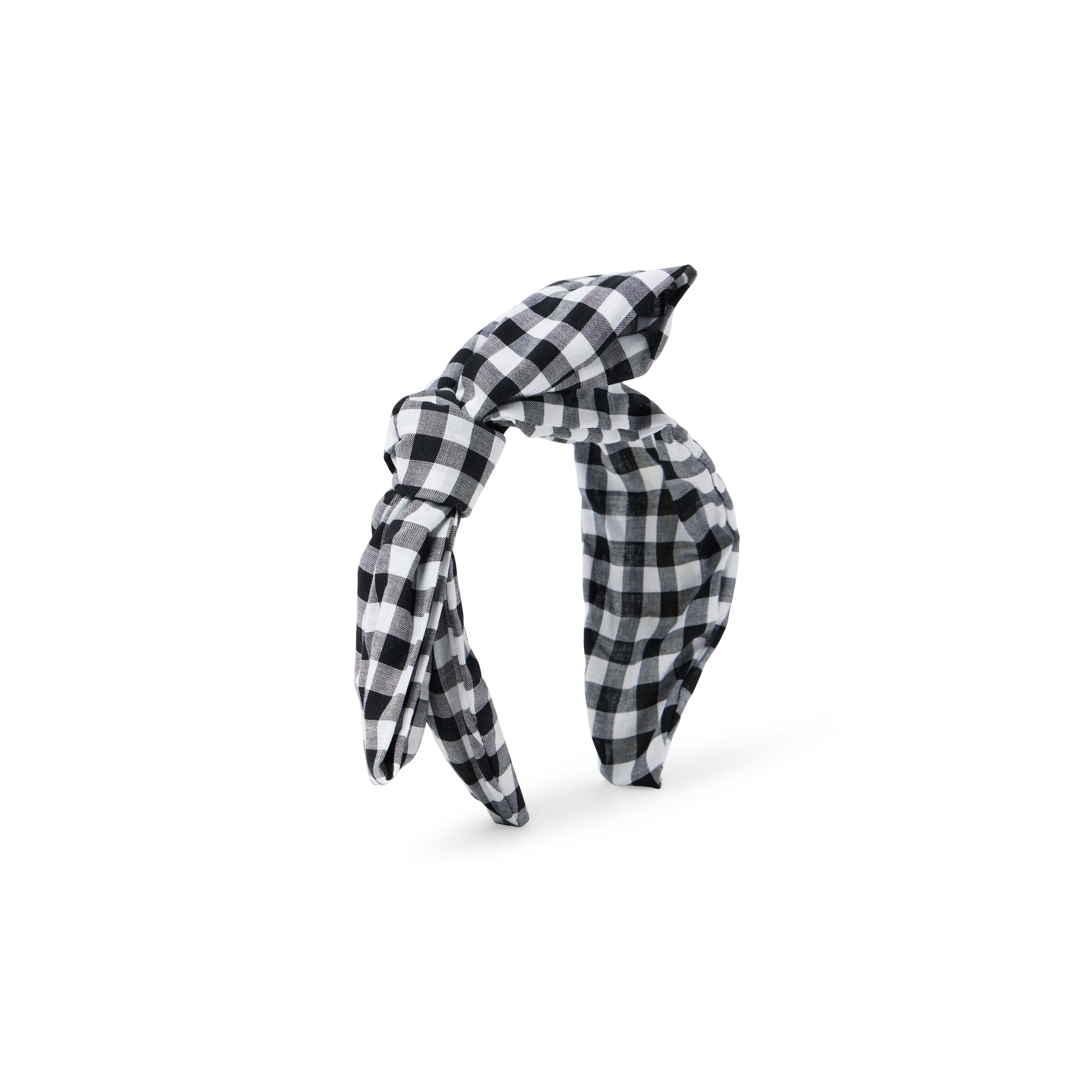 Gingham Bow Headband image number 0