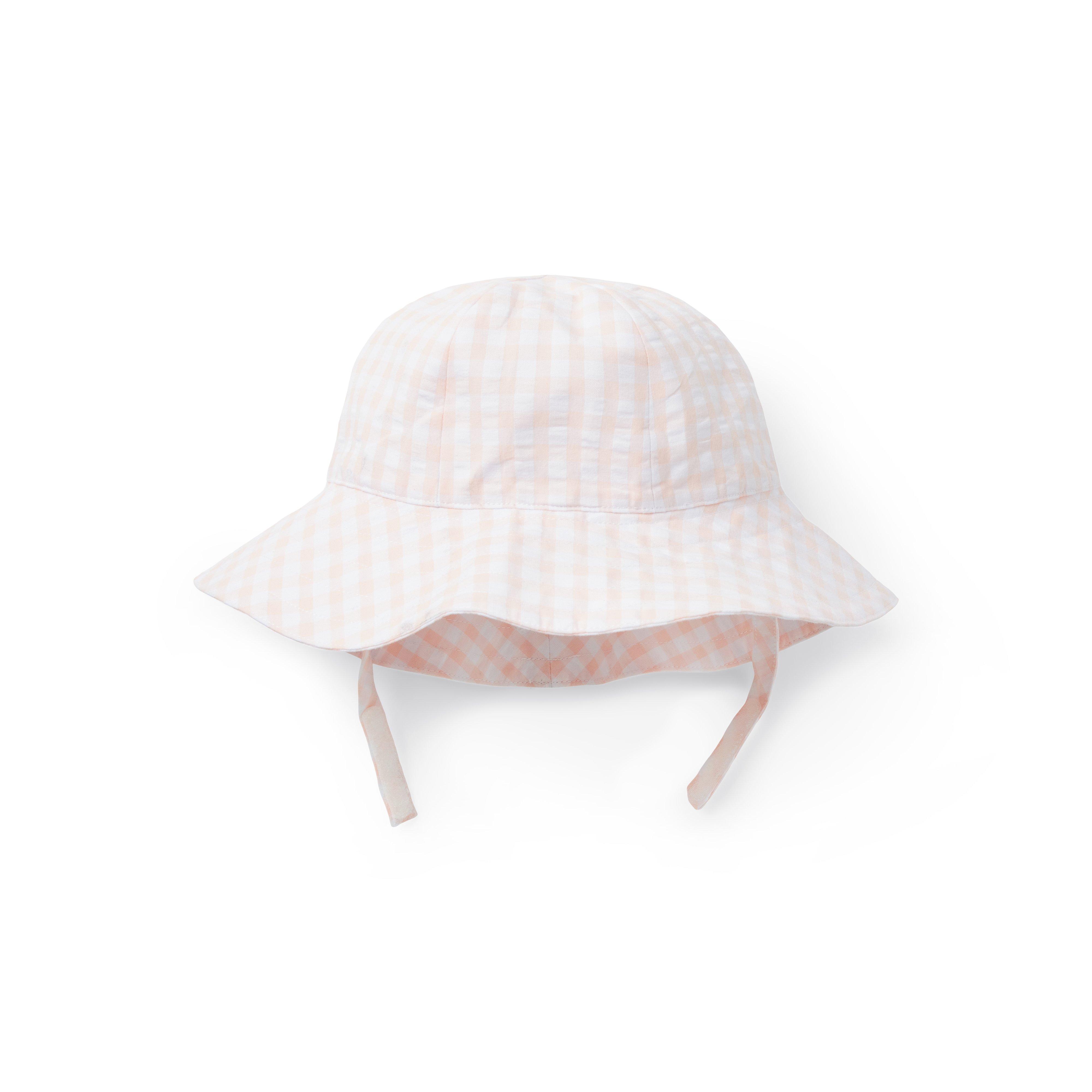 Baby Gingham Seersucker Sun Hat image number 0