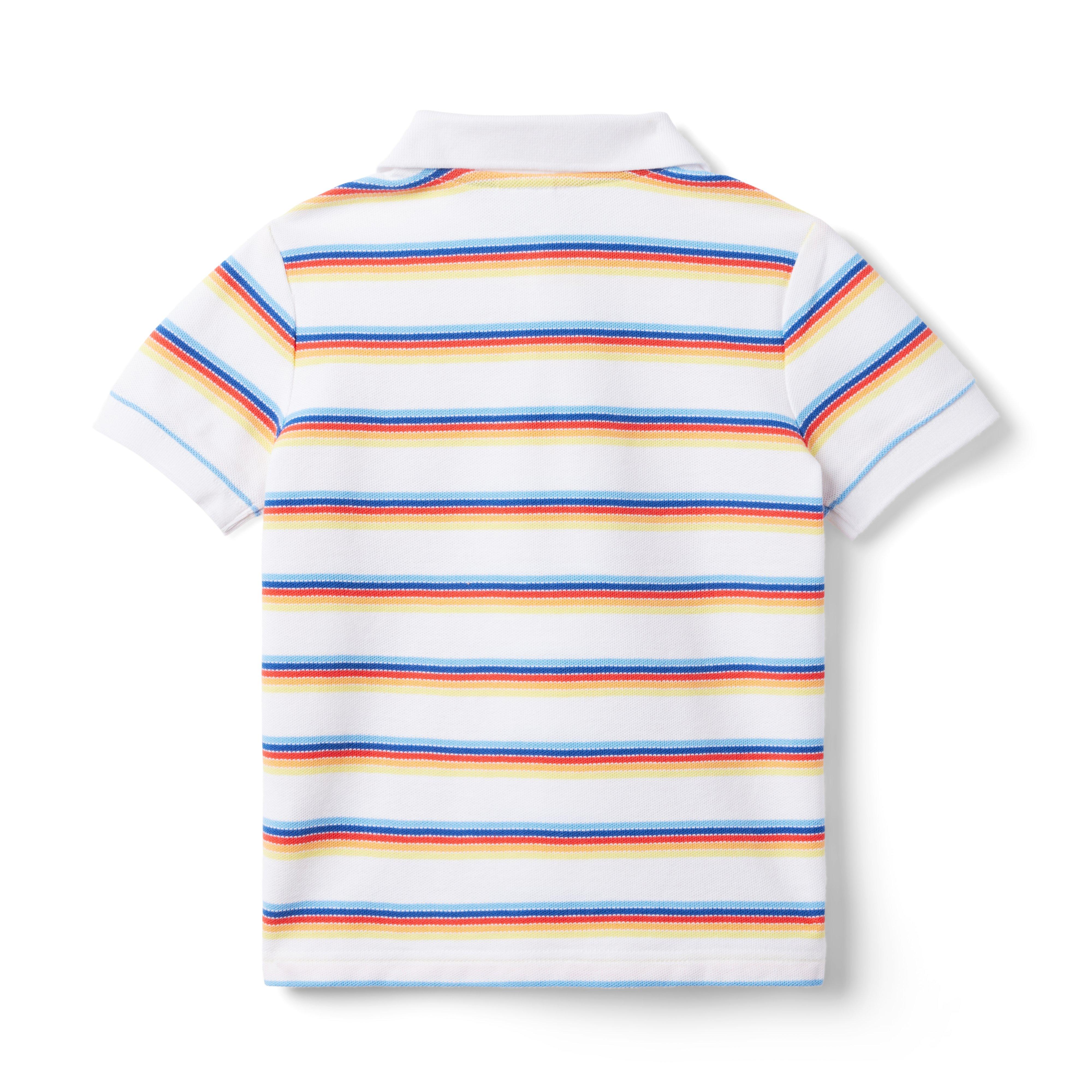 The Classic Striped Pique Polo image number 2