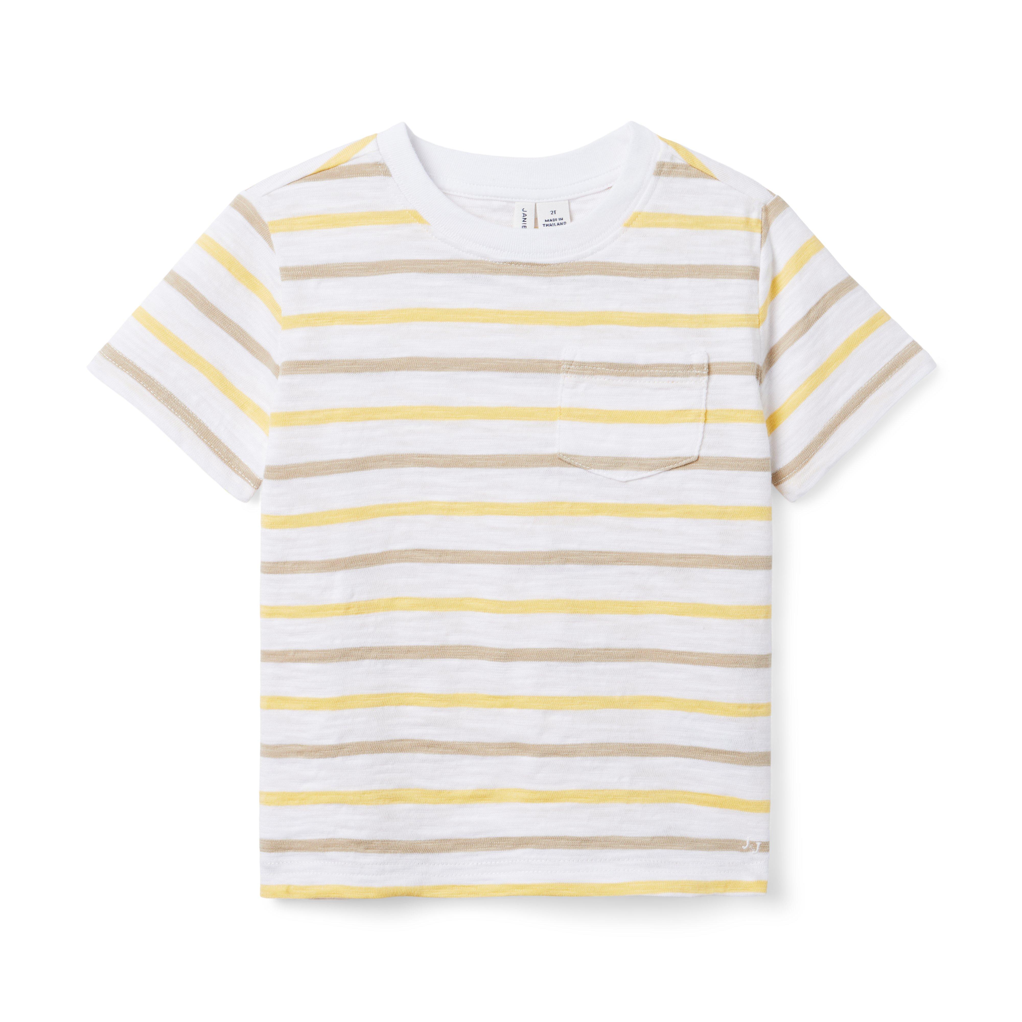 The Striped Slub Tee image number 0