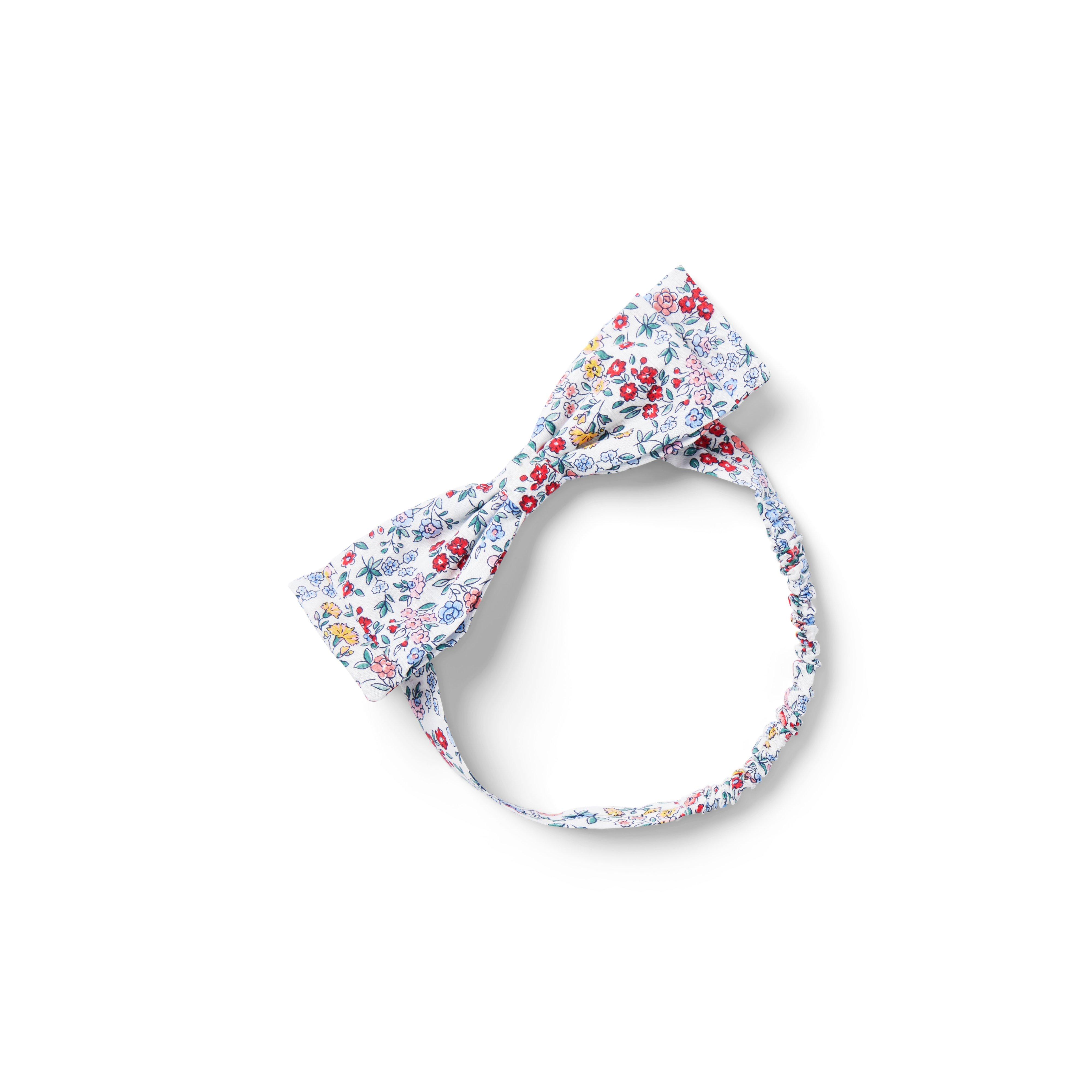 Baby Ditsy Floral Bow Soft Headband 