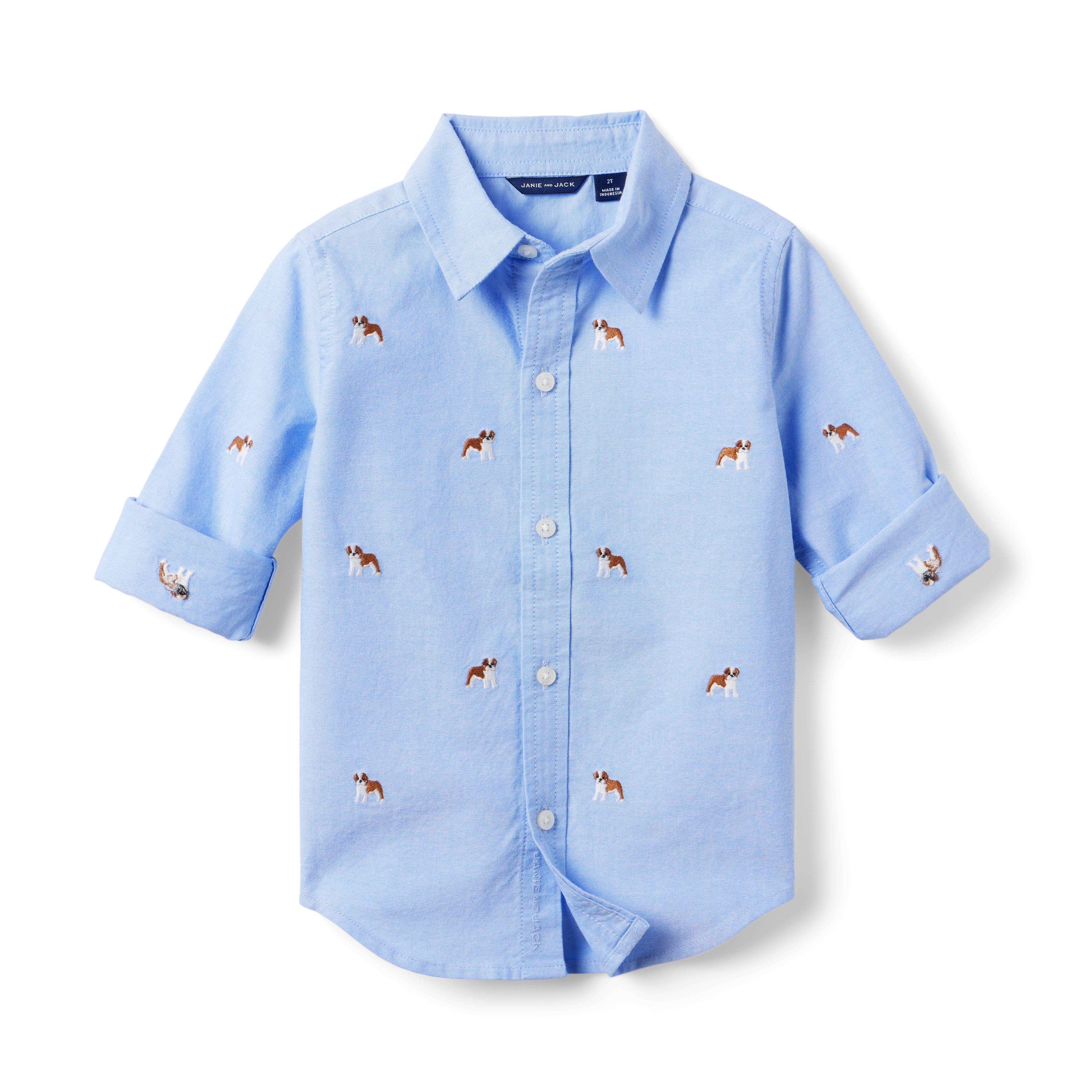 The Embroidered Oxford Shirt image number 4
