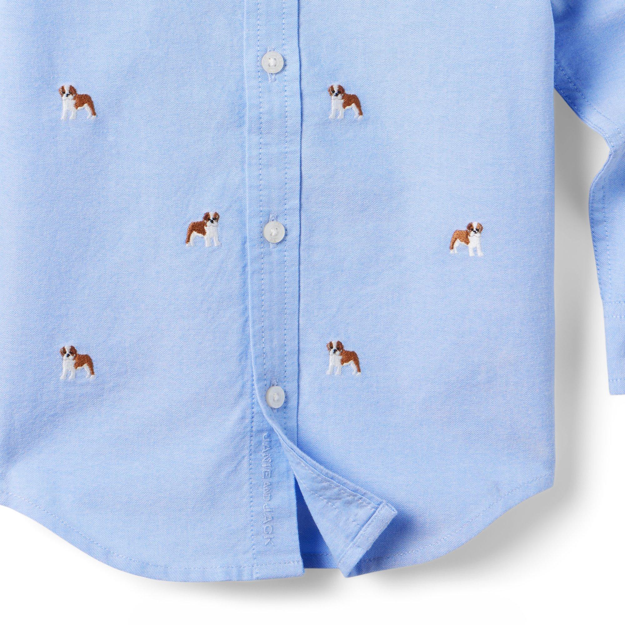 The Embroidered Oxford Shirt image number 3
