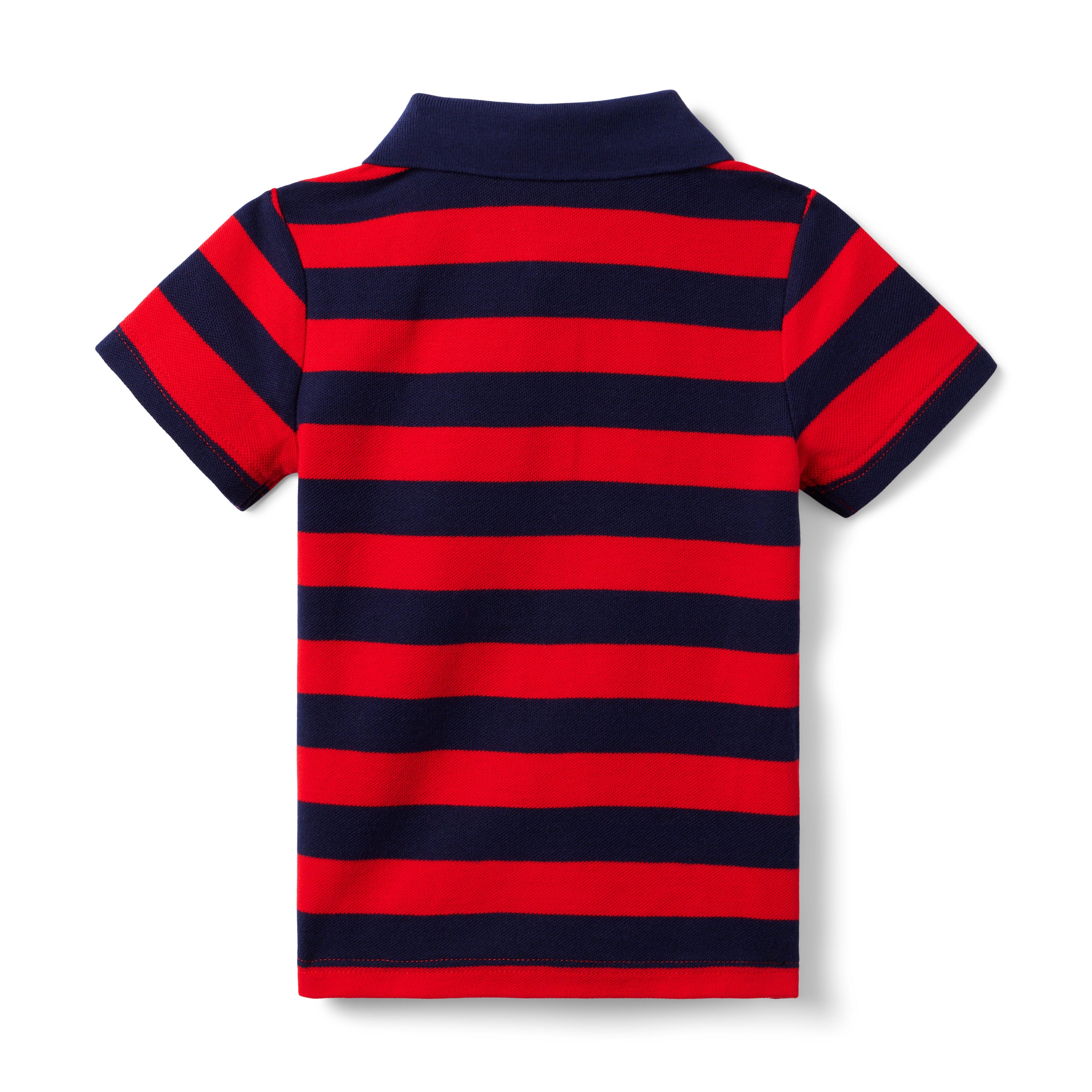 The Classic Striped Pique Polo image number 2