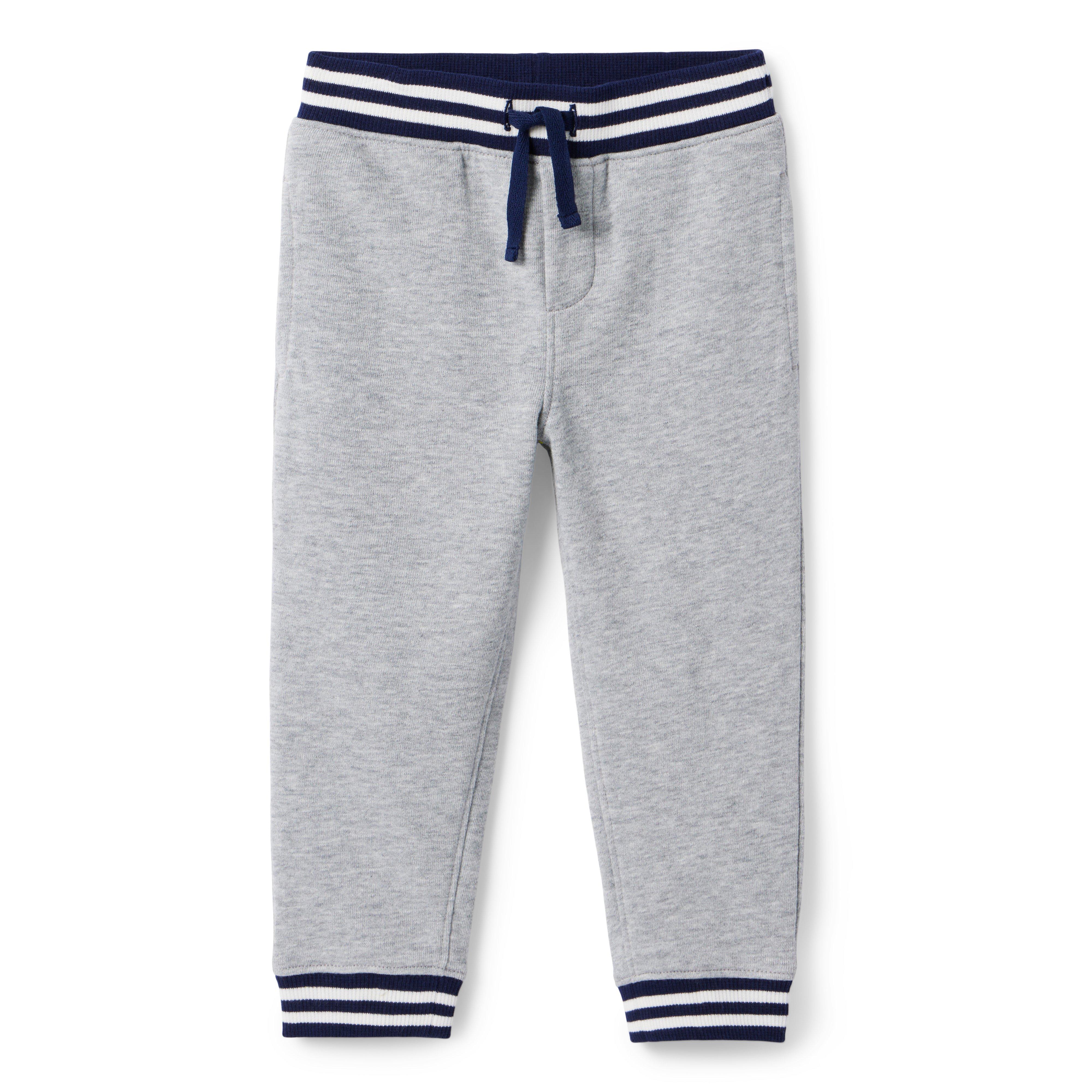 Striped Trim French Terry Jogger image number 0