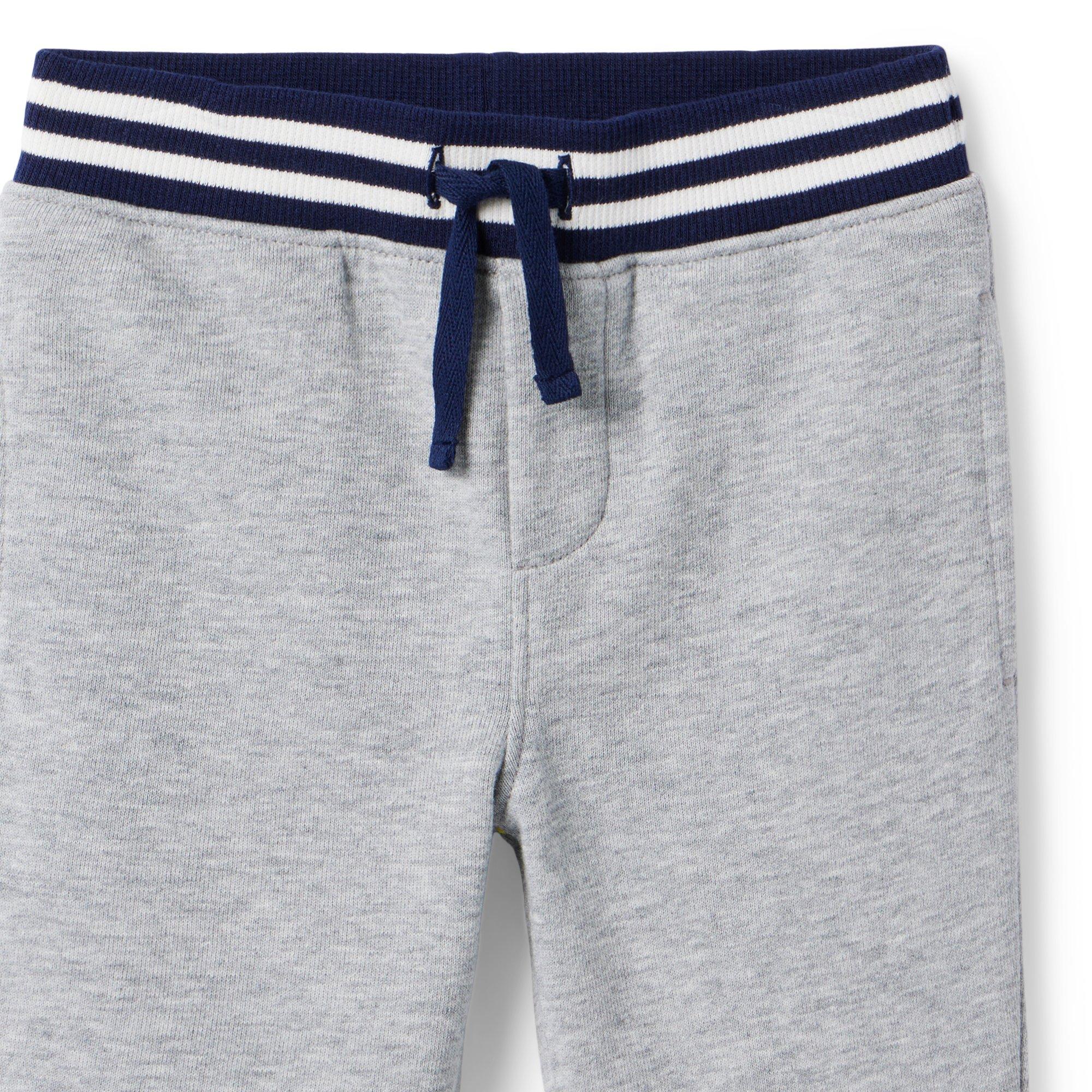 Striped Trim French Terry Jogger image number 1