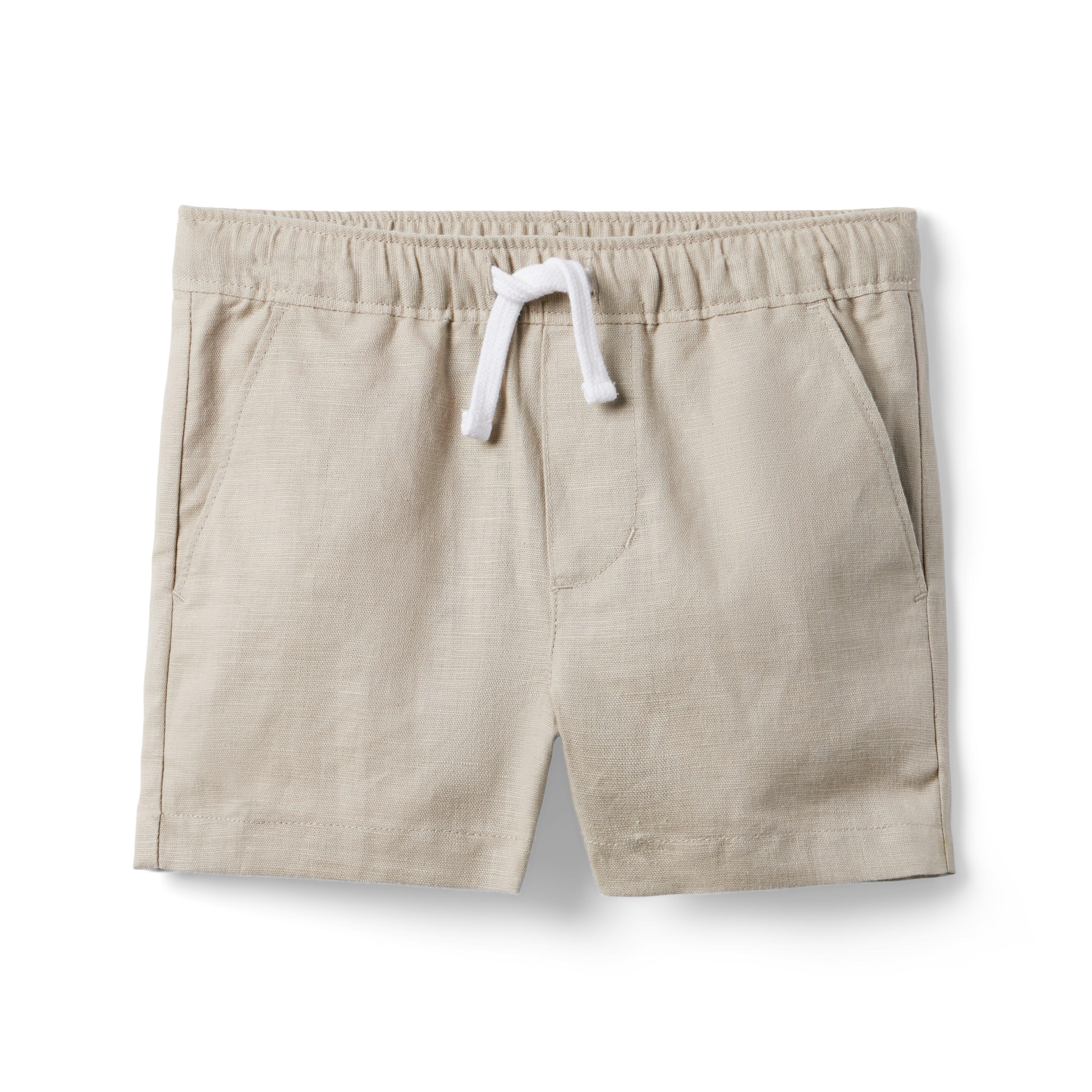 The Linen-Cotton Pull-On Shorter Short