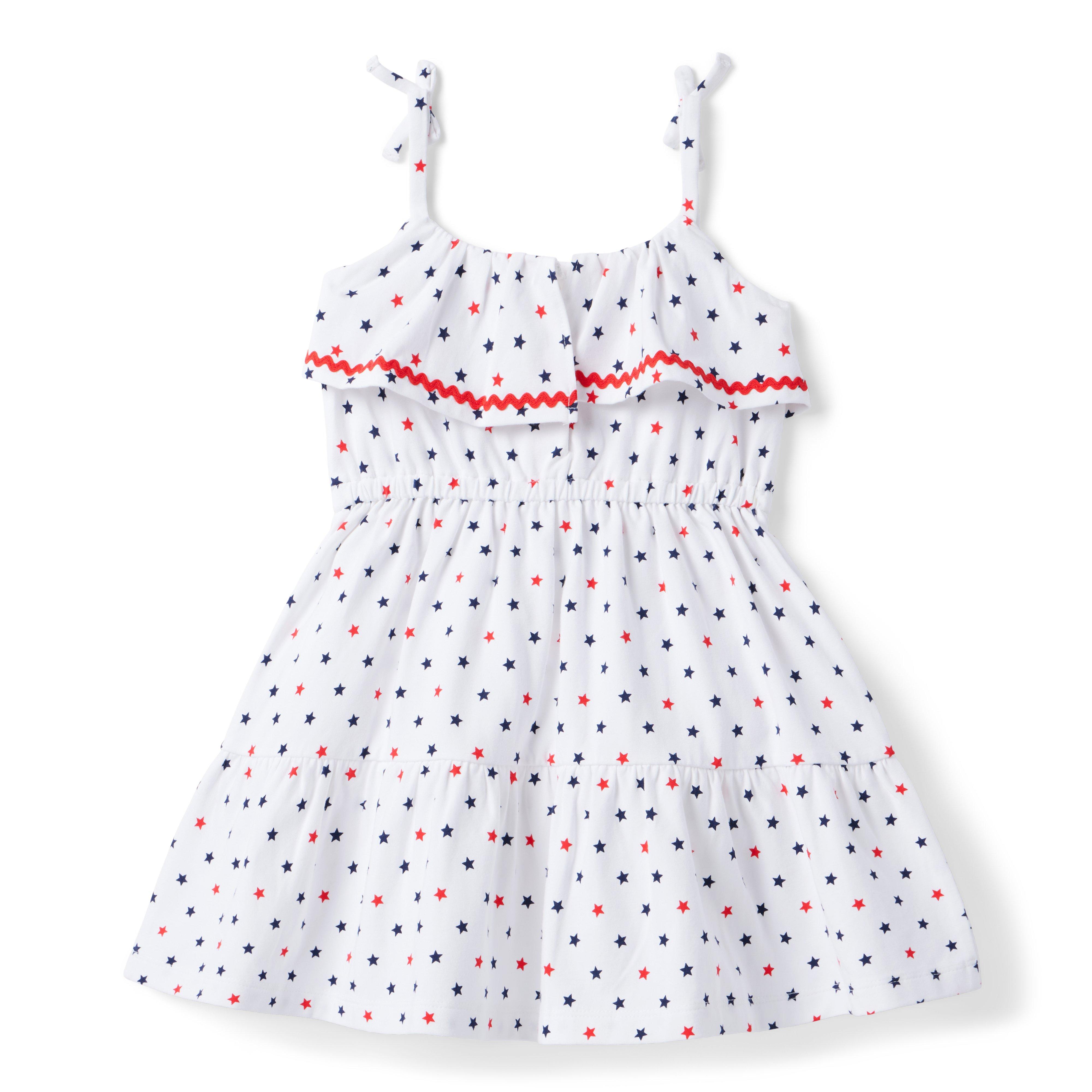 Girl White Star The All Star Sundress by Janie and Jack