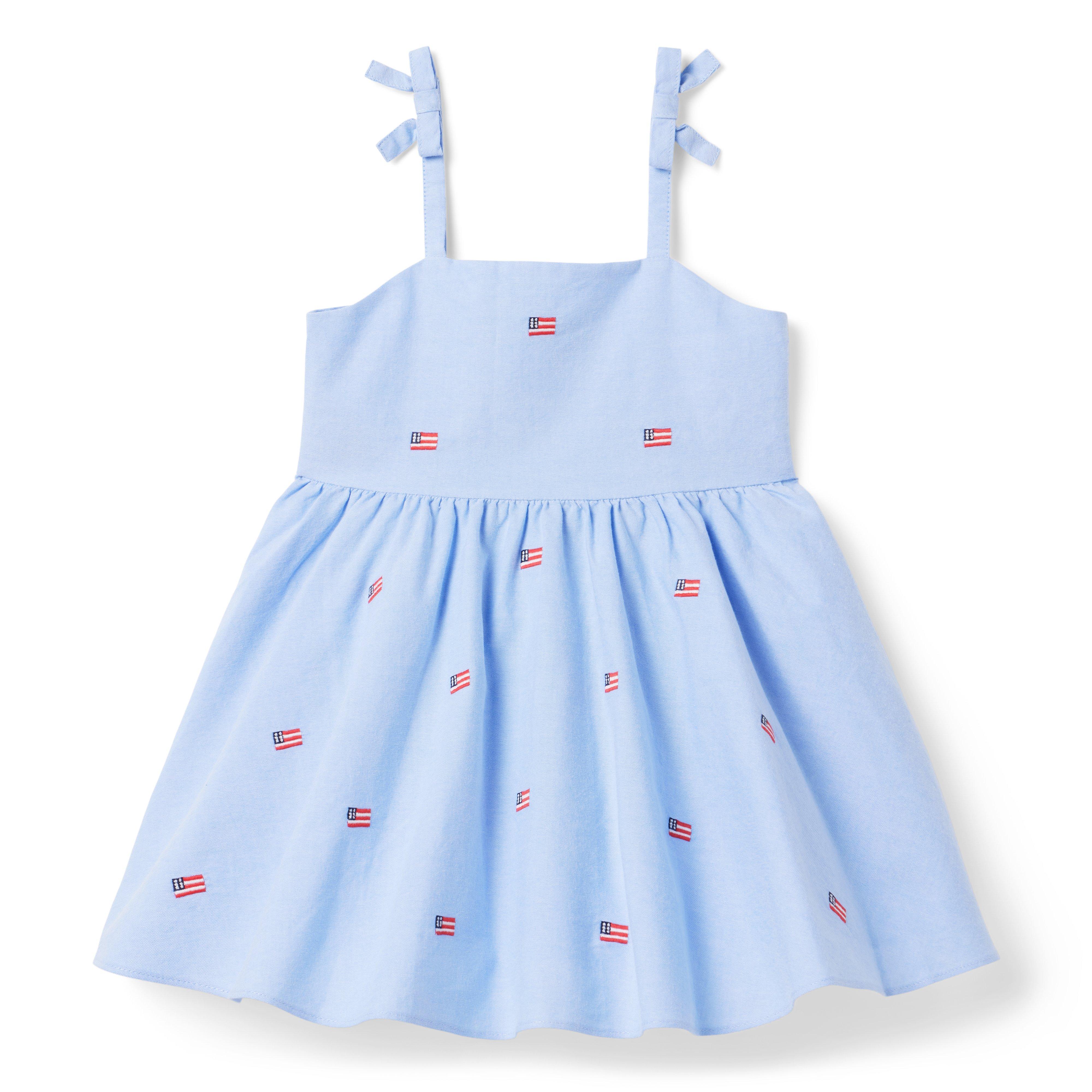 Embroidered Flag Dress  image number 0