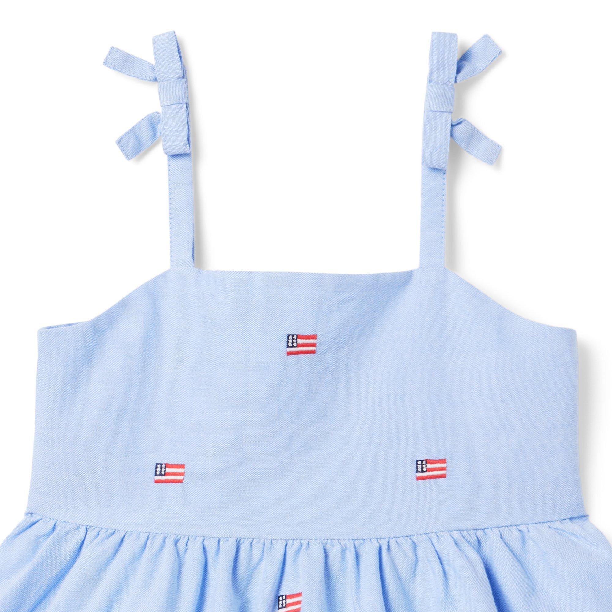 Embroidered Flag Dress  image number 1