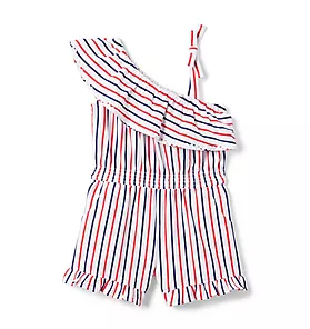 The Red, White And You Romper