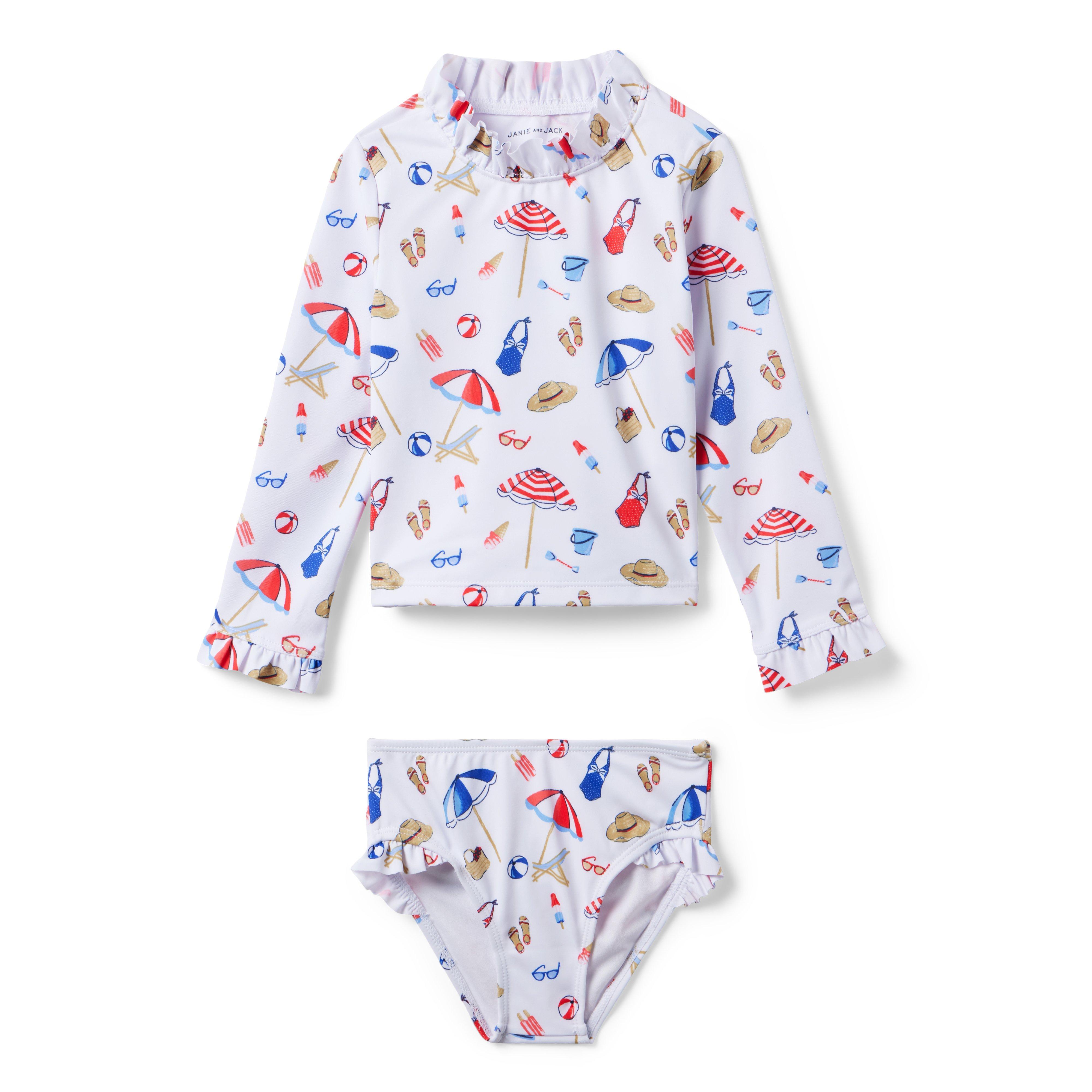 Recycled Beach Icon Rash Guard Set