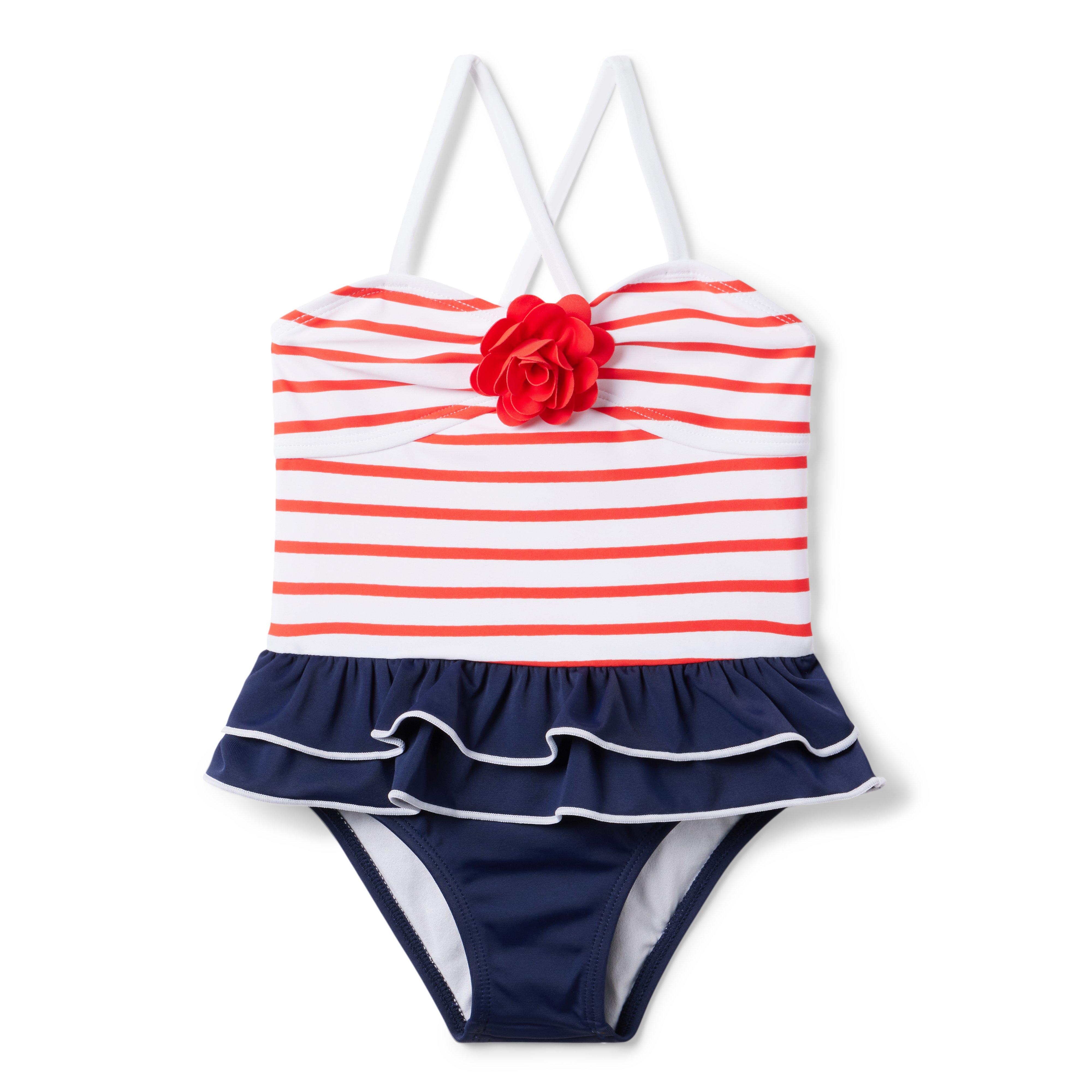 Recycled Striped Americana Swimsuit image number 0