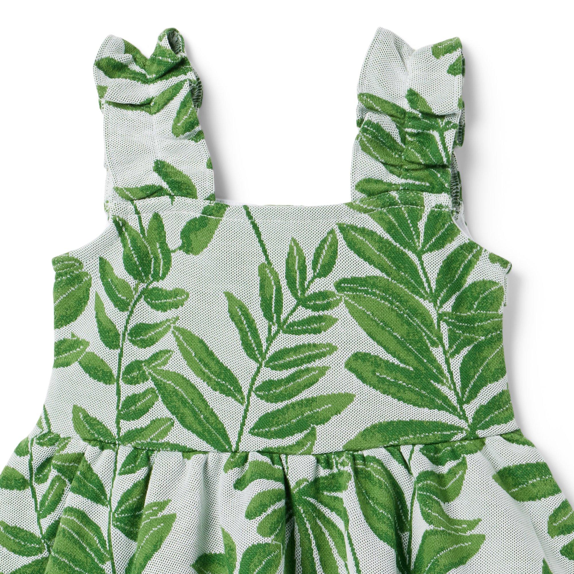 Palm Jacquard Dress image number 1