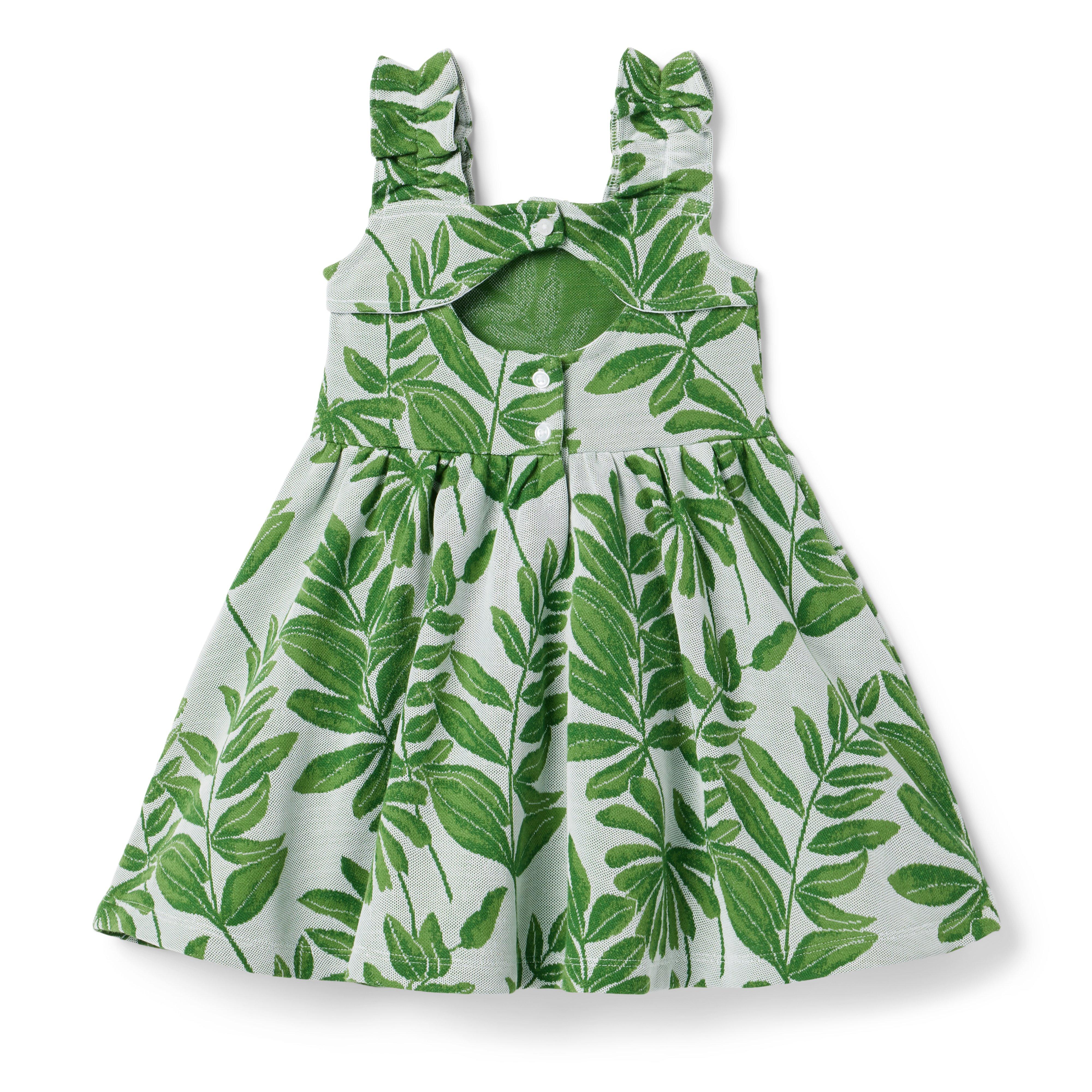 Palm Jacquard Dress image number 2