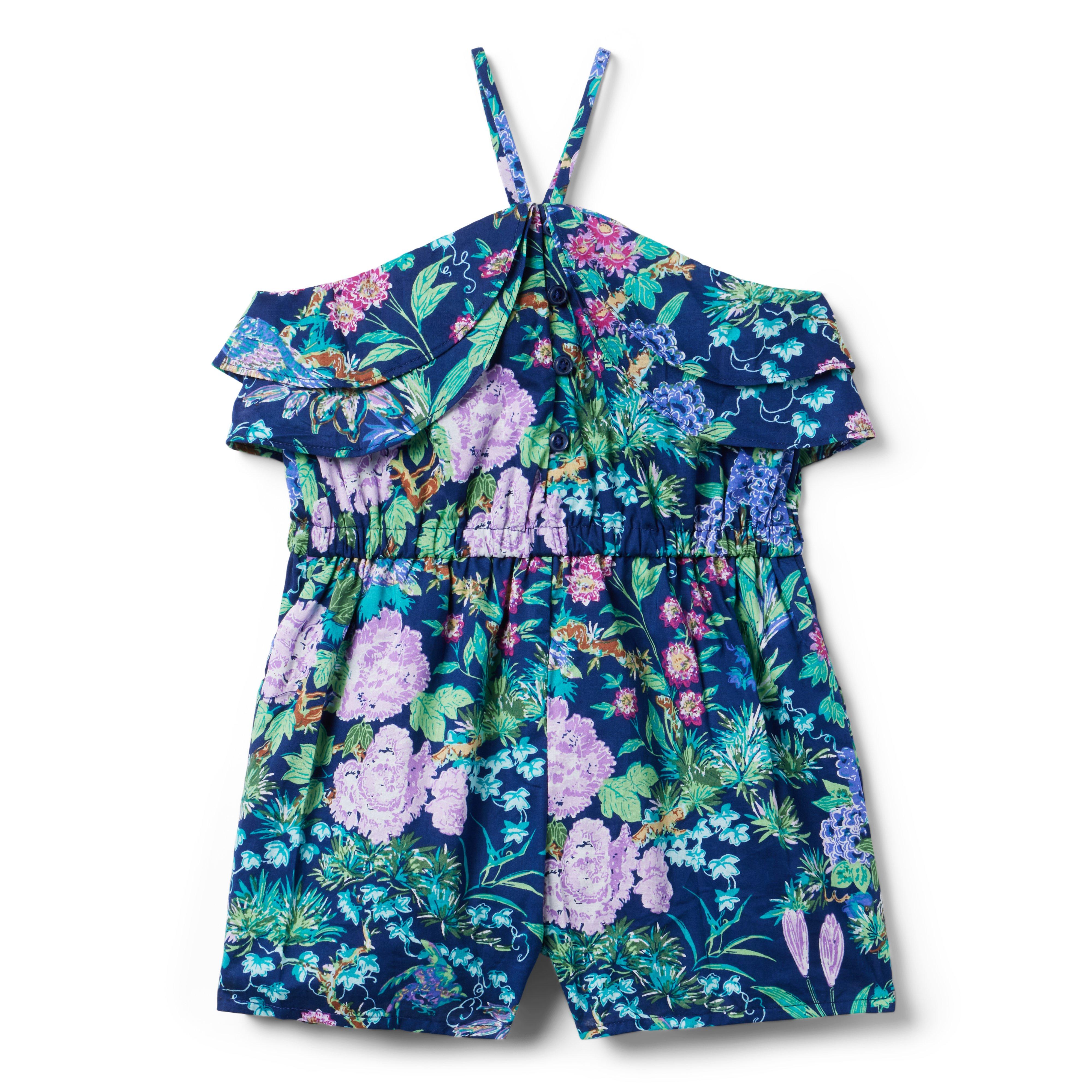 Floral Halter Romper image number 2