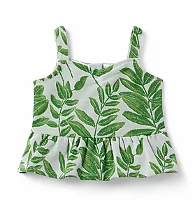 The Palm Paradise Cropped Top 