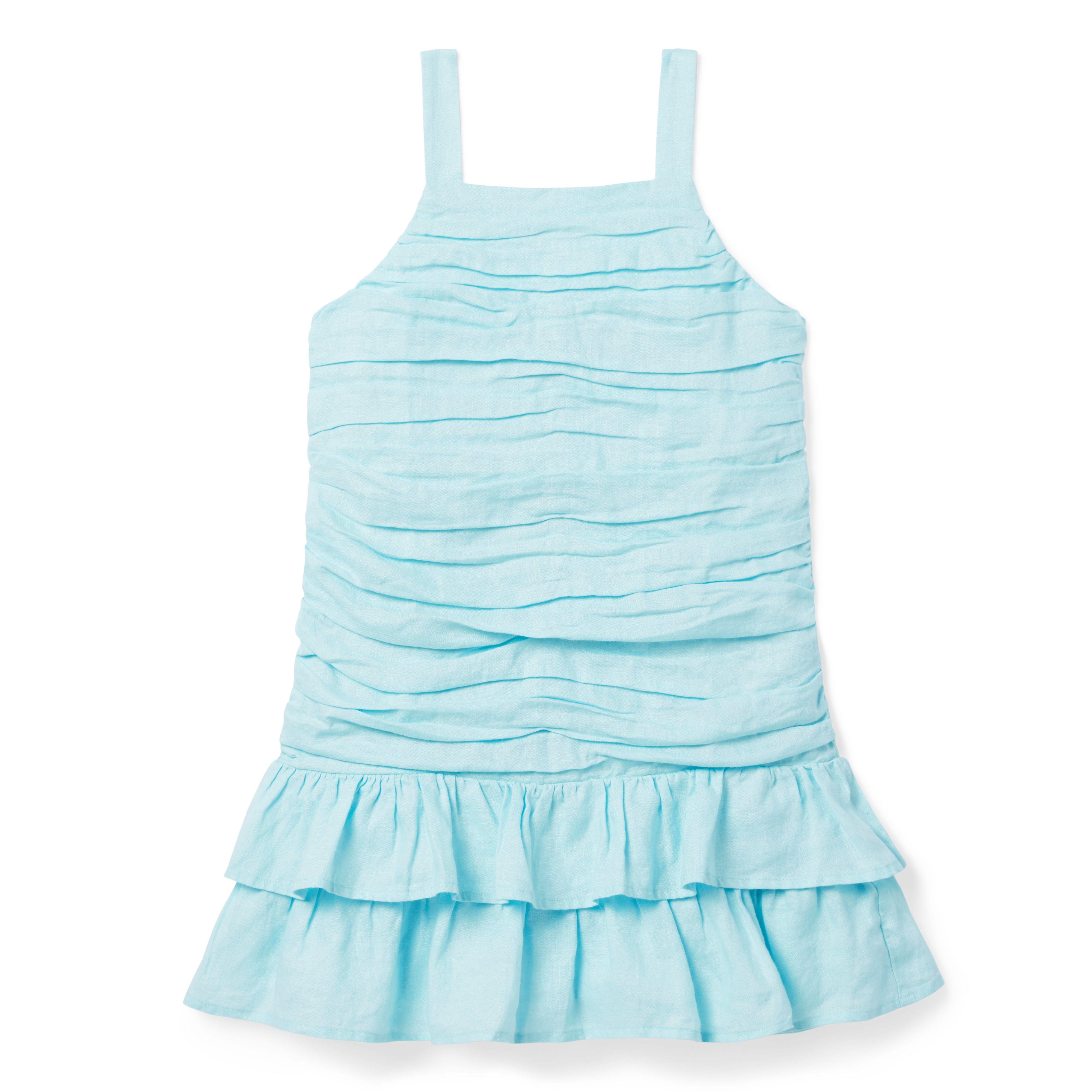 Linen Ruched Dress image number 0