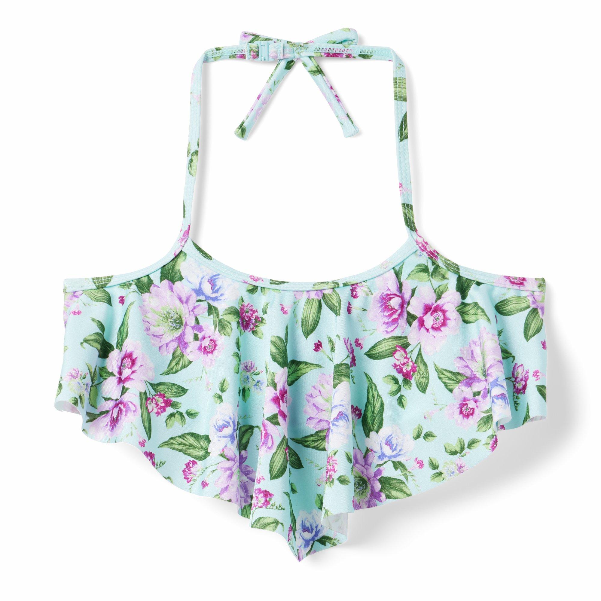 Recycled Floral Halter 2-Piece Swimsuit image number 1