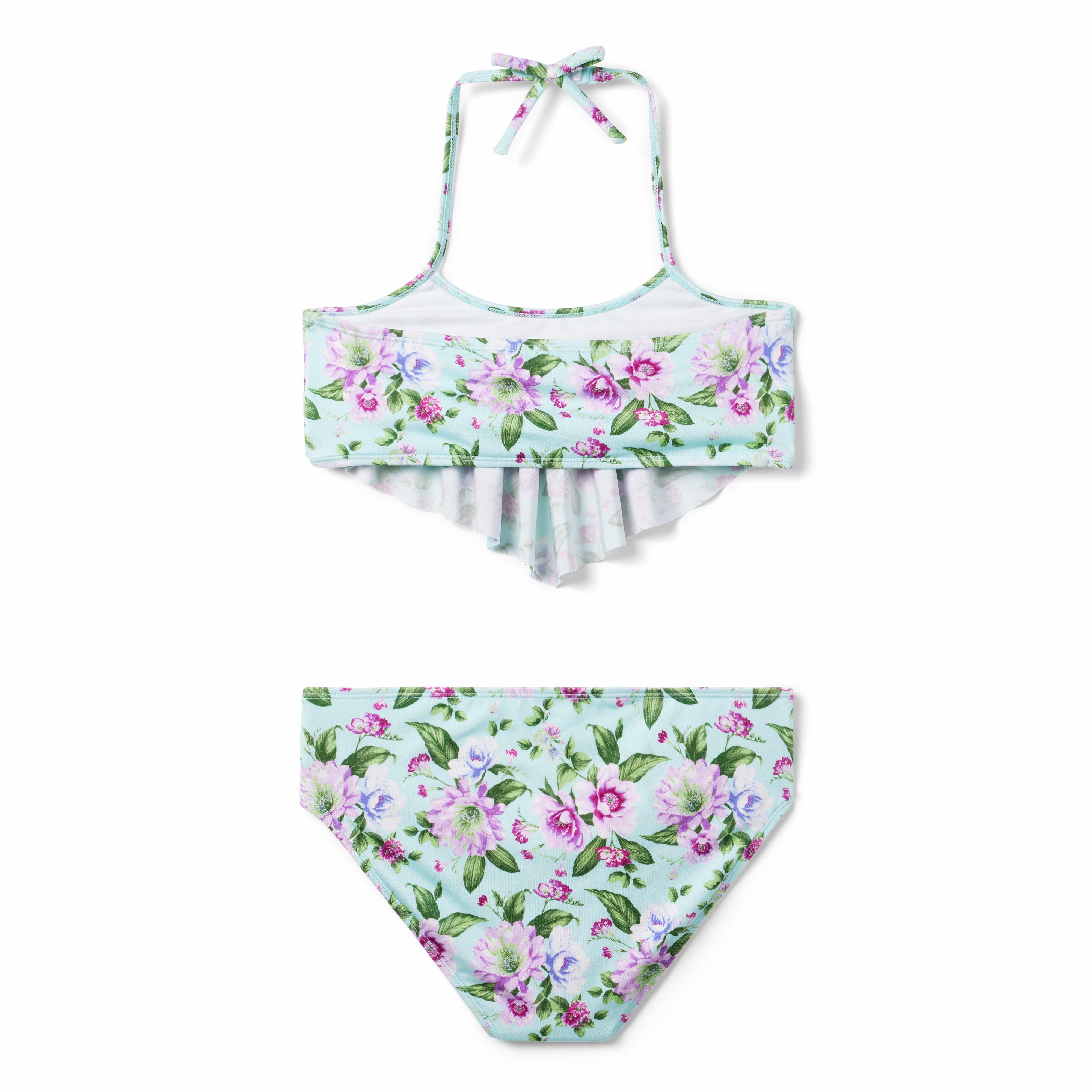 Recycled Floral Halter 2-Piece Swimsuit image number 2