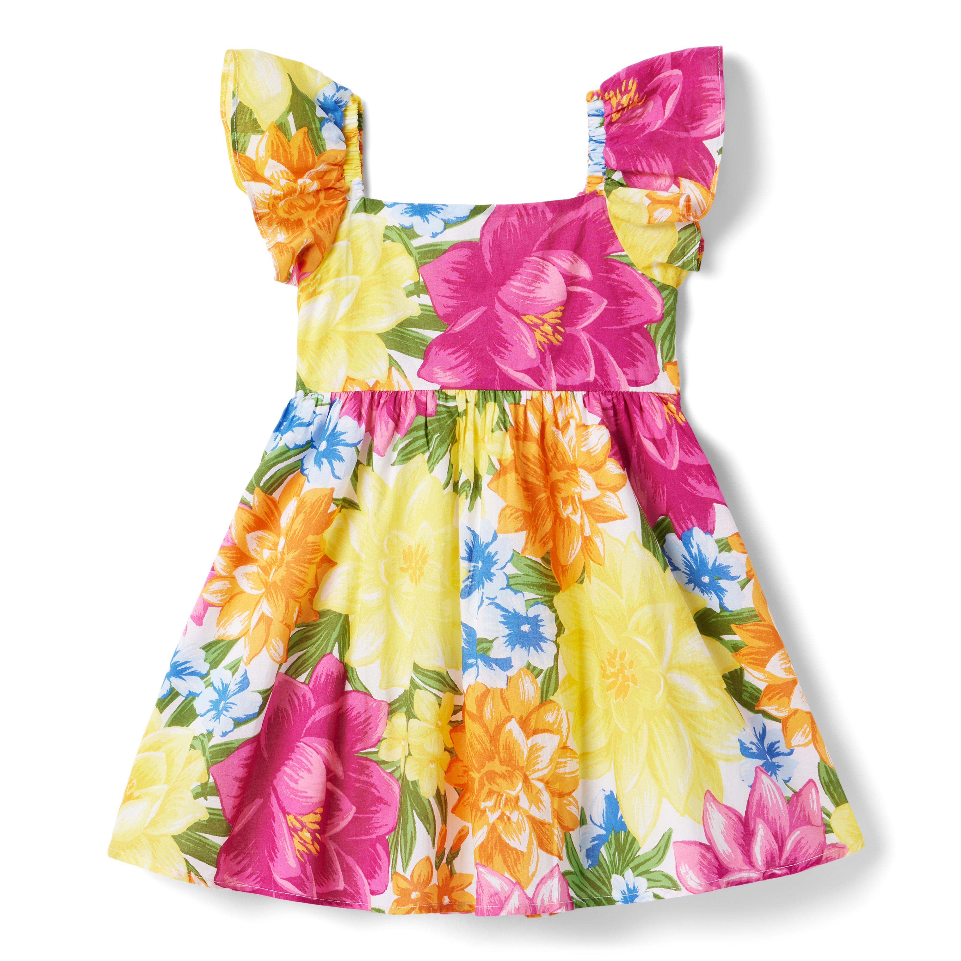 Girl Yellow Brick Road Floral The Tropicalia Dress by Janie and Jack