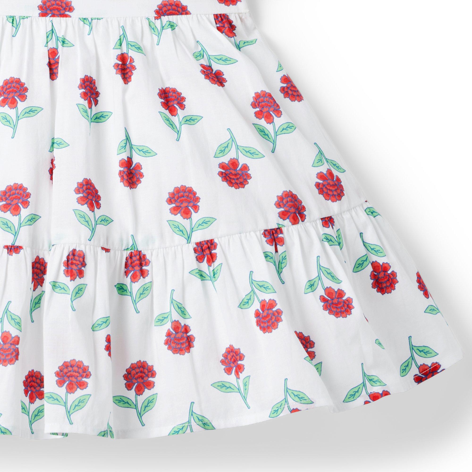 Floral Bubble Sleeve Dress image number 2