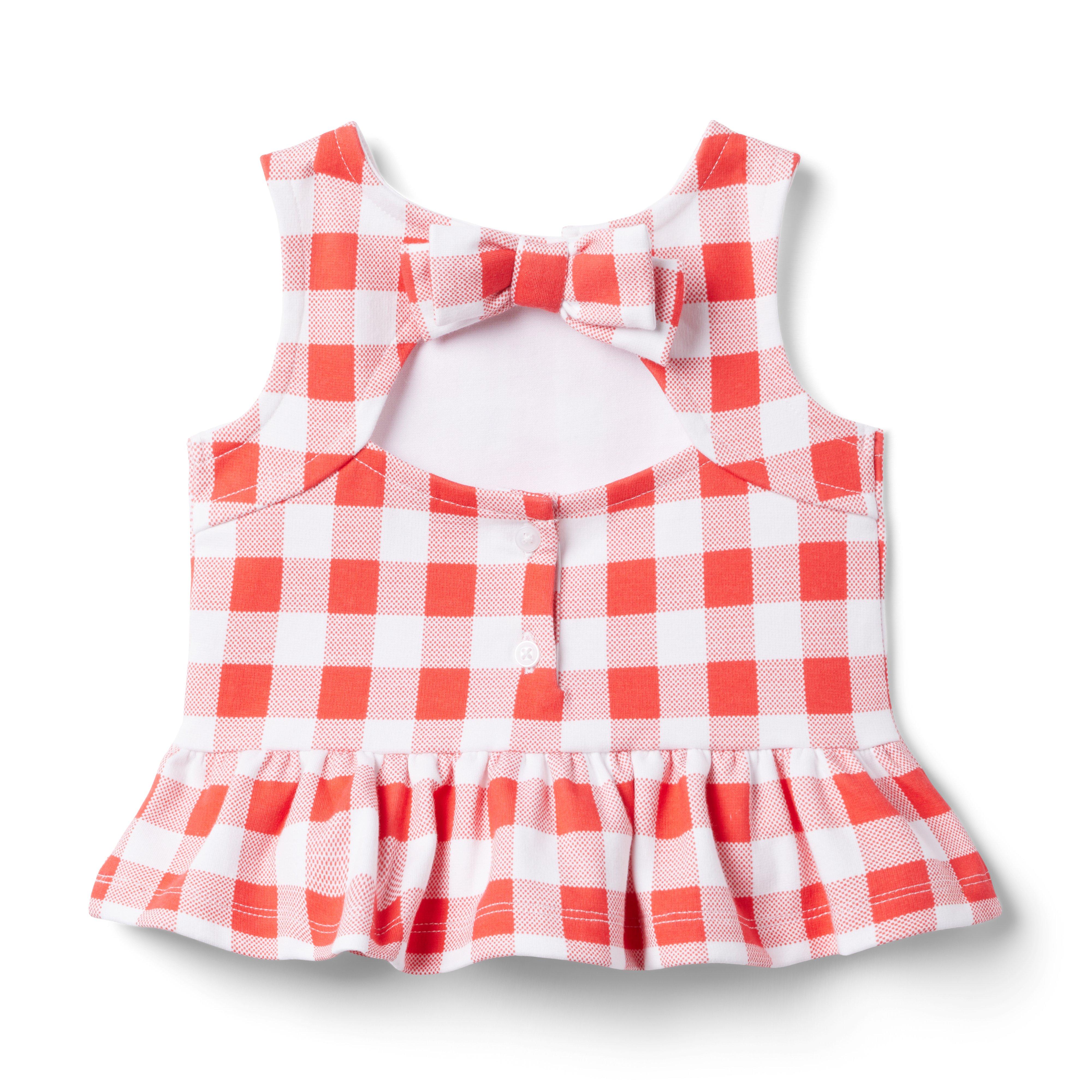 Gingham Peplum Top image number 2