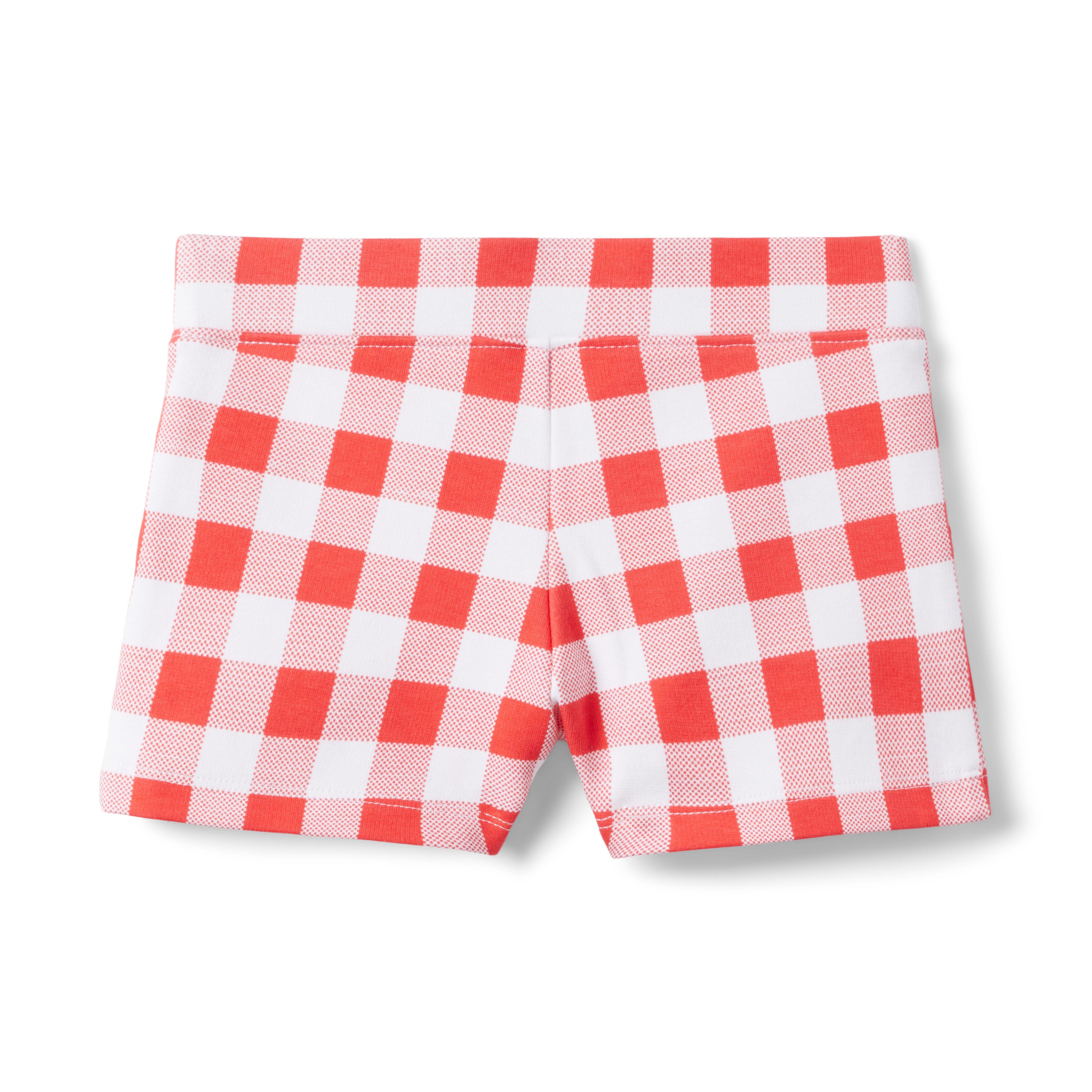 Gingham Ponte Short image number 2