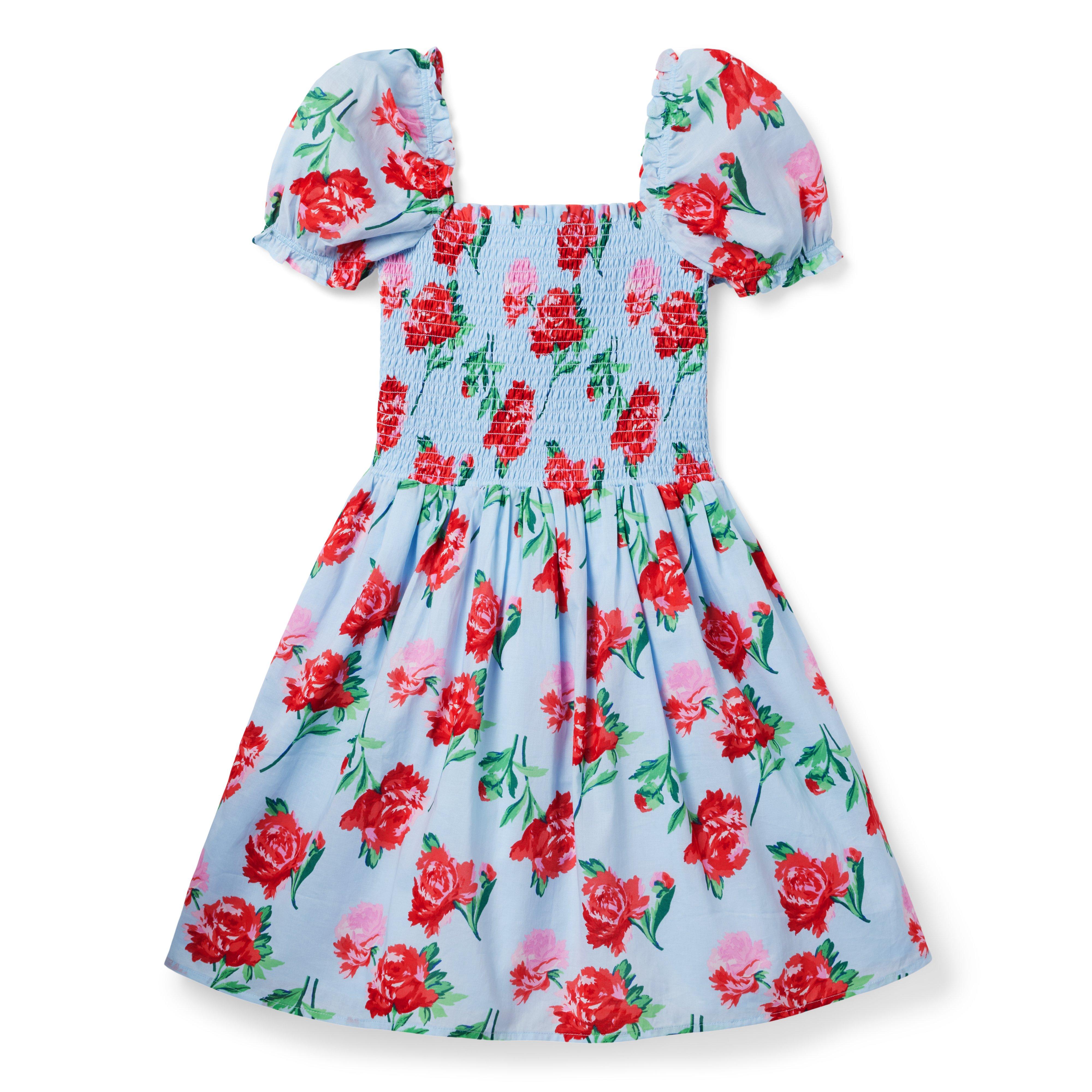 The Grace Smocked Puff Sleeve Dress image number 0