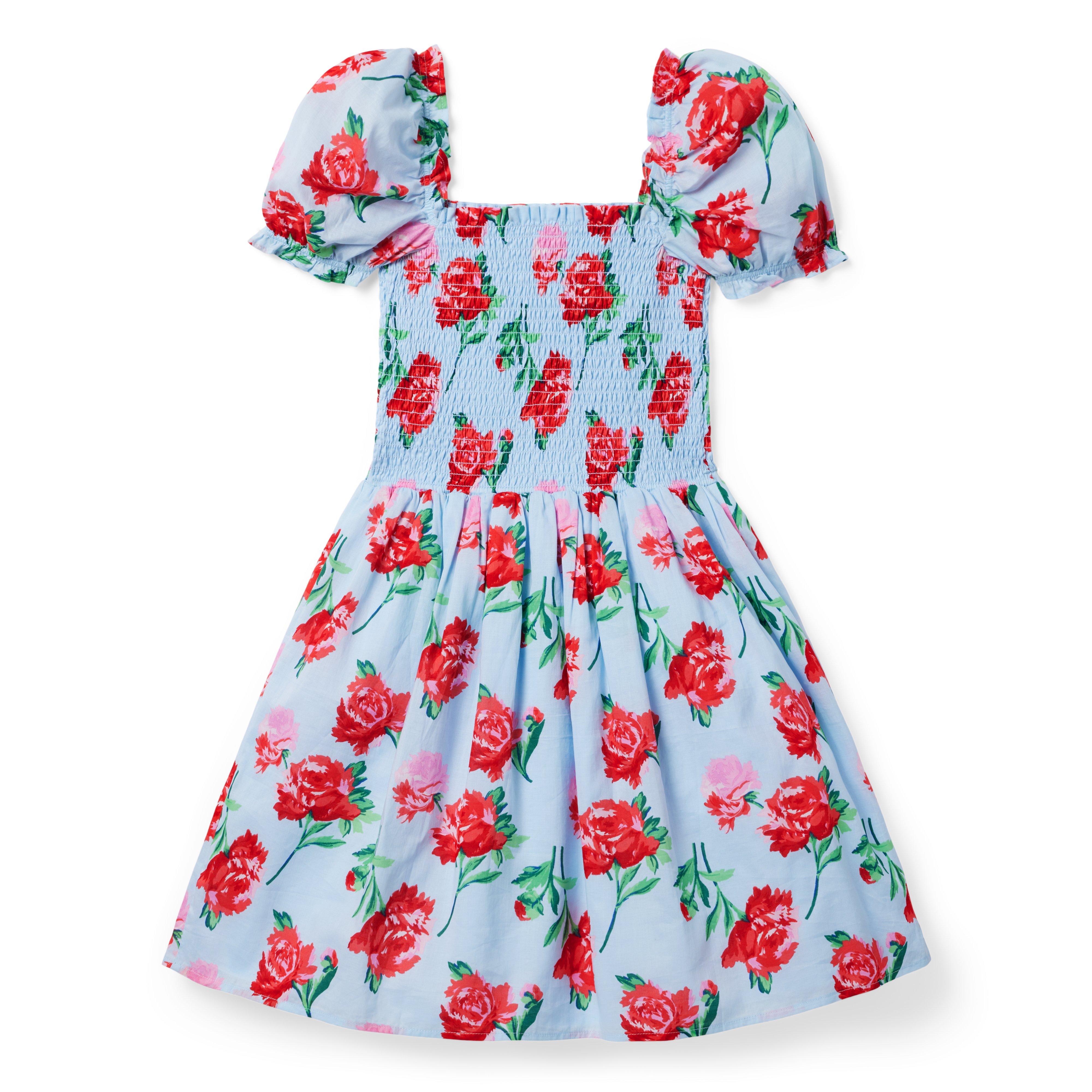 The Grace Smocked Puff Sleeve Dress image number 3